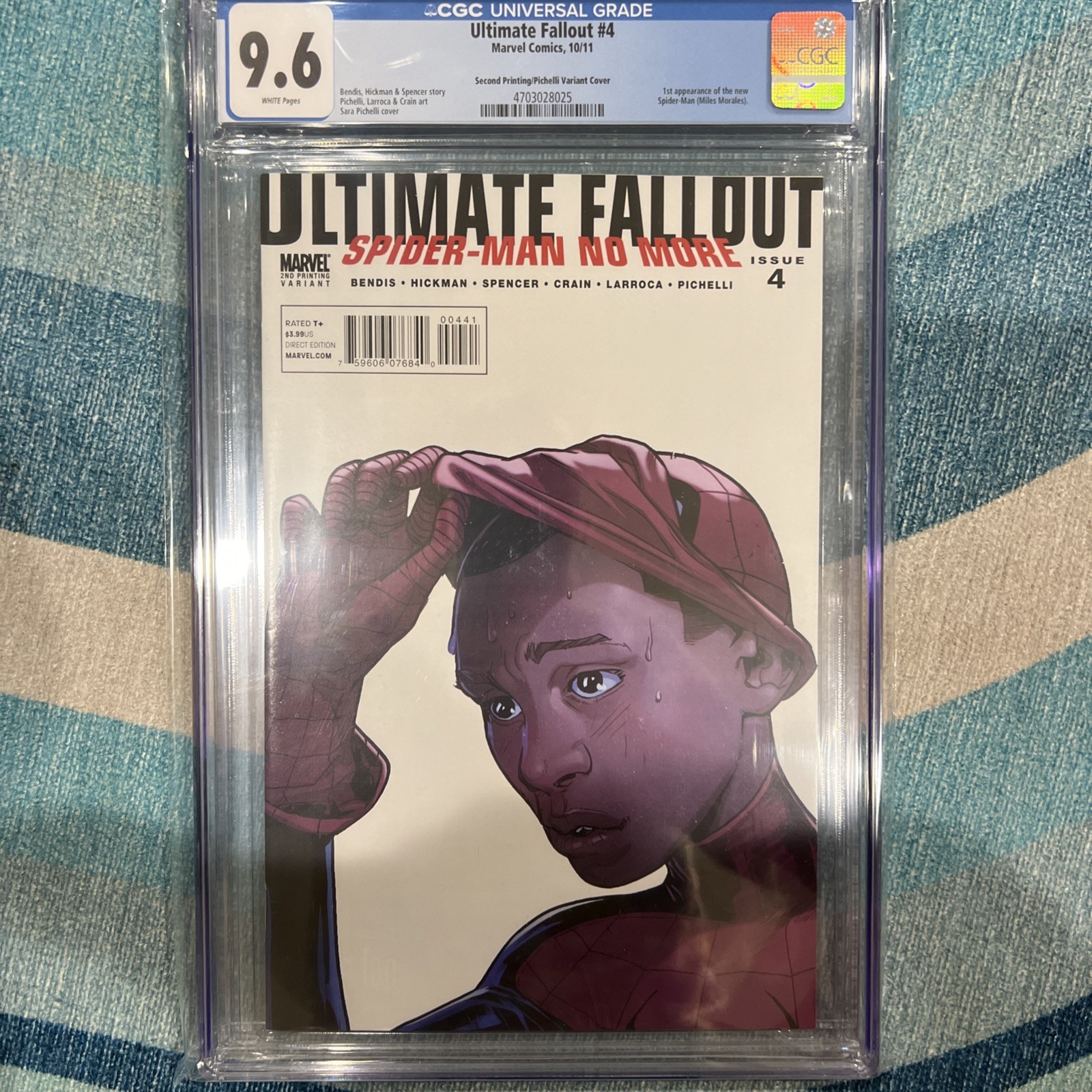 ULTIMATE FALLOUT #4 SECOND (2ND) PRINT CGC 9.6 ULTIMATE FALLOUT #4 SECOND (2ND) PRINT CGC 9.6