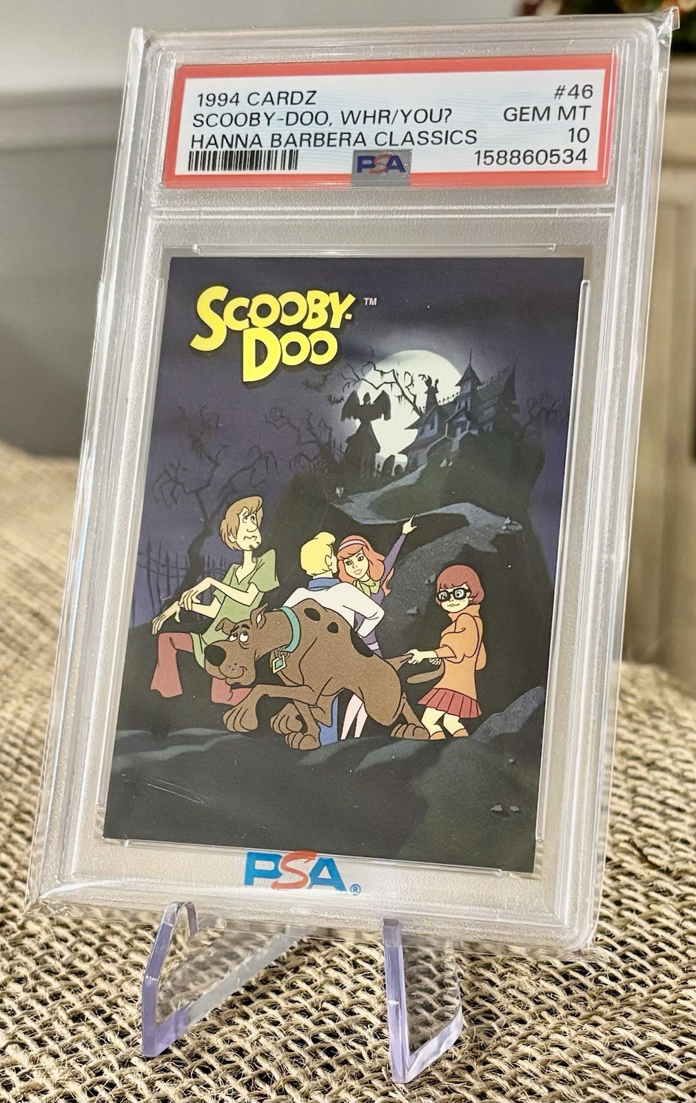 PSA 10 1994 Cardz Scooby-Doo, Where Are You? #46 Hanna Barbera Halloween PSA 10 1994 Cardz Scooby-Doo, Where Are You? #46 Hanna Barbera Halloween