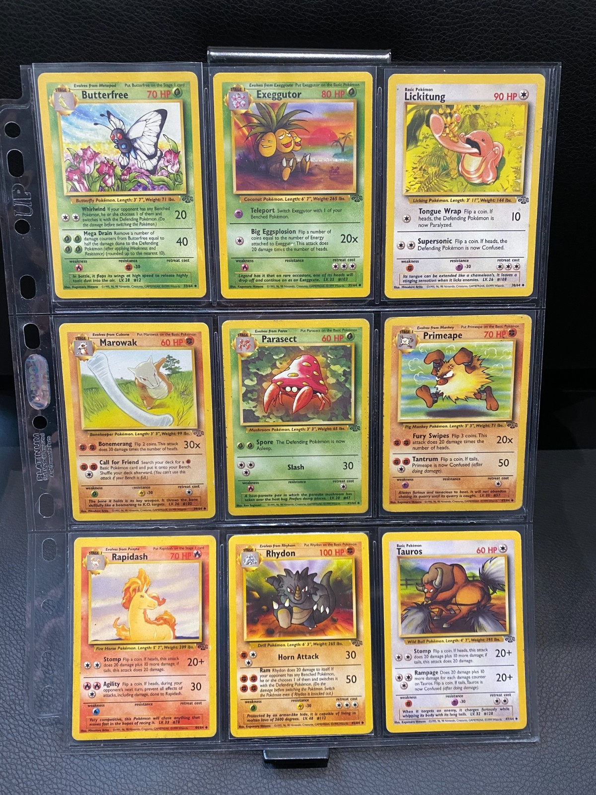 Jungle Set - Vintage 1999 Pokemon Cards Bundle - No duplicates x17 Jungle Set - Vintage 1999 Pokemon Cards Bundle - No duplicates x17
