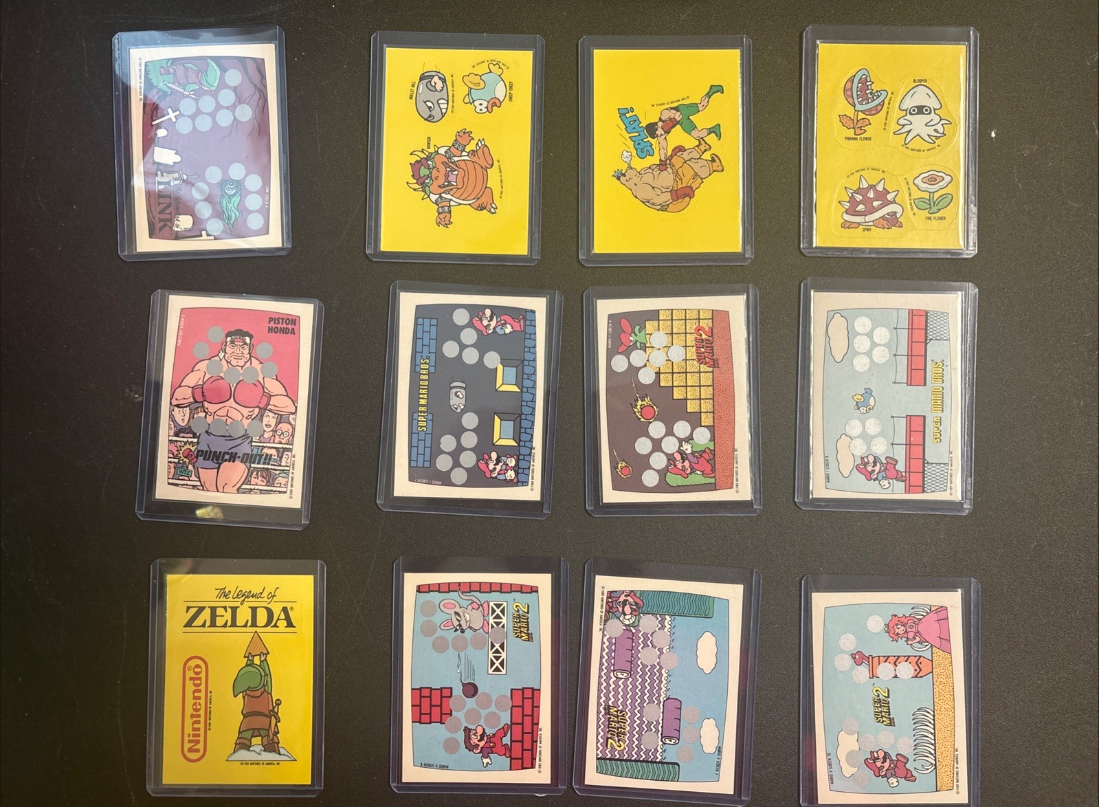1989 Topps Nintendo Card Set Complete. 38 Cut Outs 60 Scratch Cards RARE