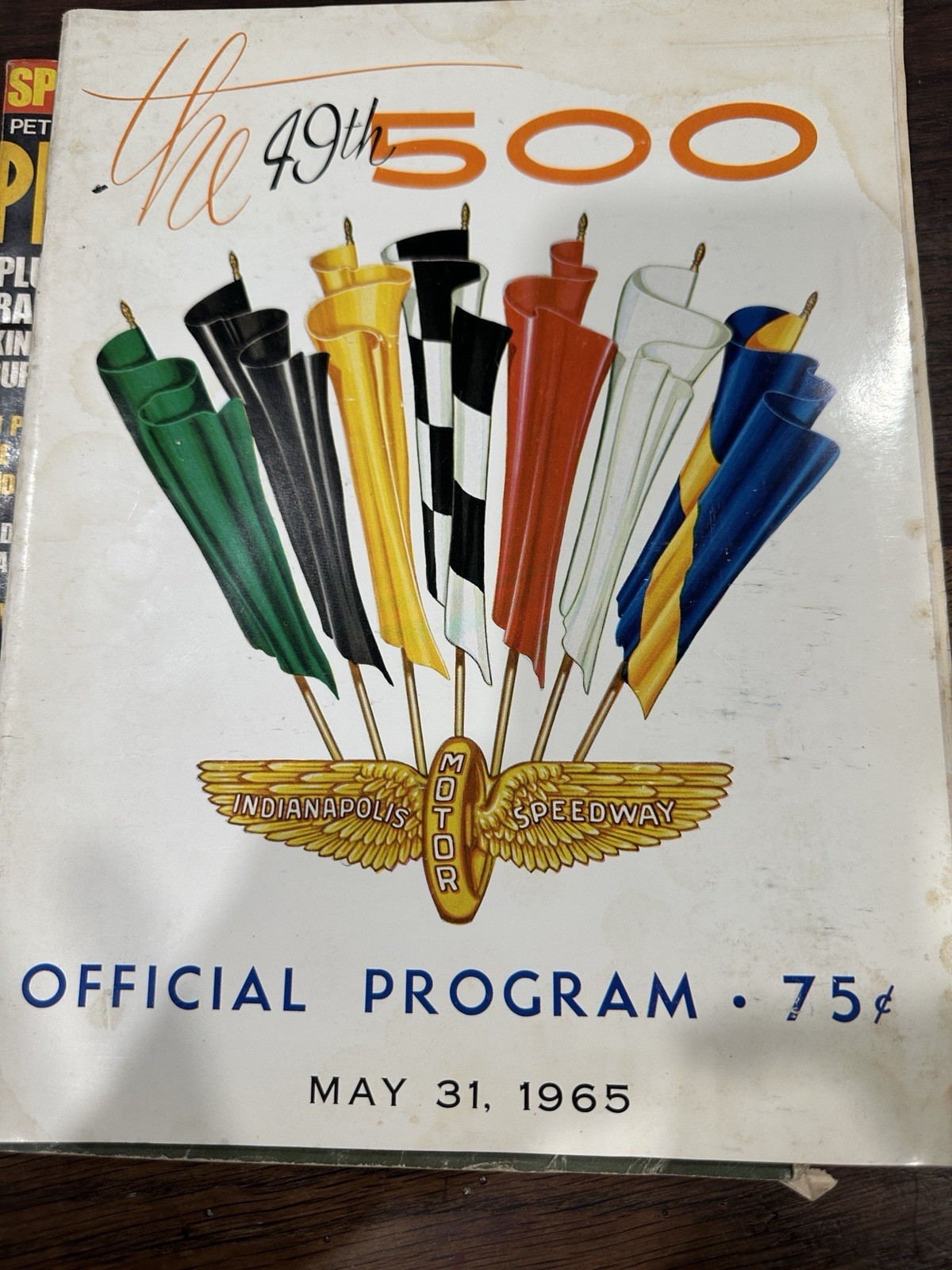Vintage May 31 1965 Indy 500 49th Official Program Indianapolis Motor Speedway Vintage May 31 1965 Indy 500 49th Official Program Indianapolis Motor Speedway