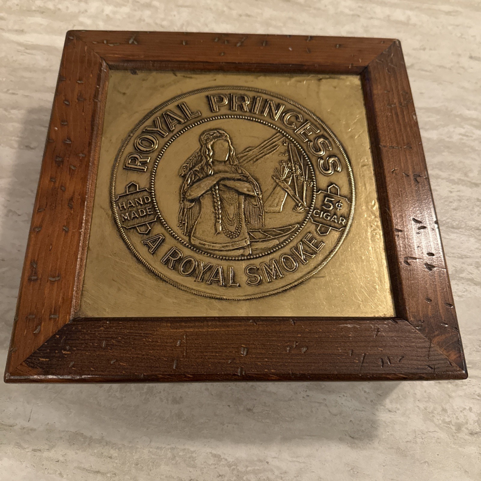 Vintage Cigar Box Royal Princess Advertising Tobacco Box Vintage Cigar Box Royal Princess Advertising Tobacco Box