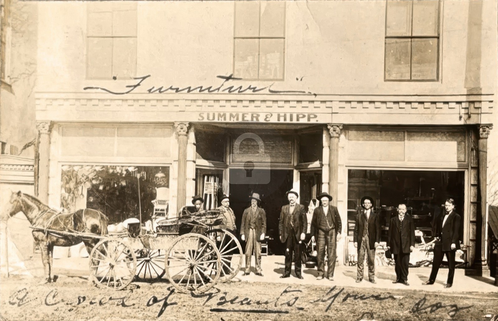 Newberry SC South Carolina SUMMER & HIPP Store 1900s RPPC Photo Postcard COPY Newberry SC South Carolina SUMMER & HIPP Store 1900s RPPC Photo Postcard COPY