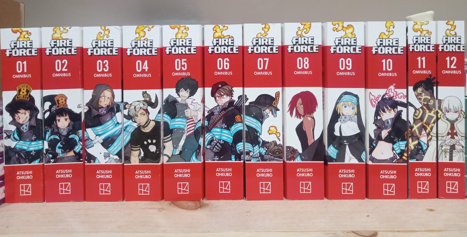 Fire Force Vol. 1-34 Complete Manga Set English Omnibus Version Vol. 1-12 Fire Force Vol. 1-34 Complete Manga Set English Omnibus Version Vol. 1-12