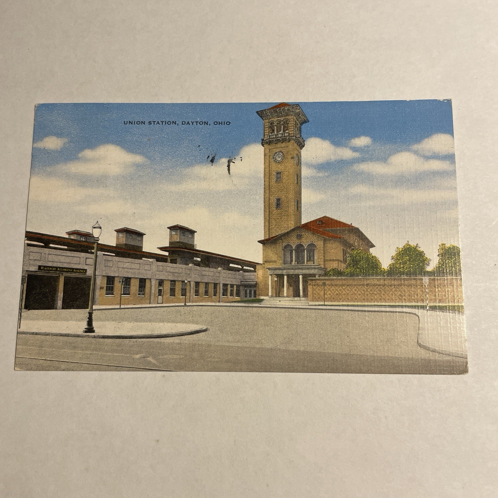Postcard The Union Station Dayton Ohio Postcard The Union Station Dayton Ohio