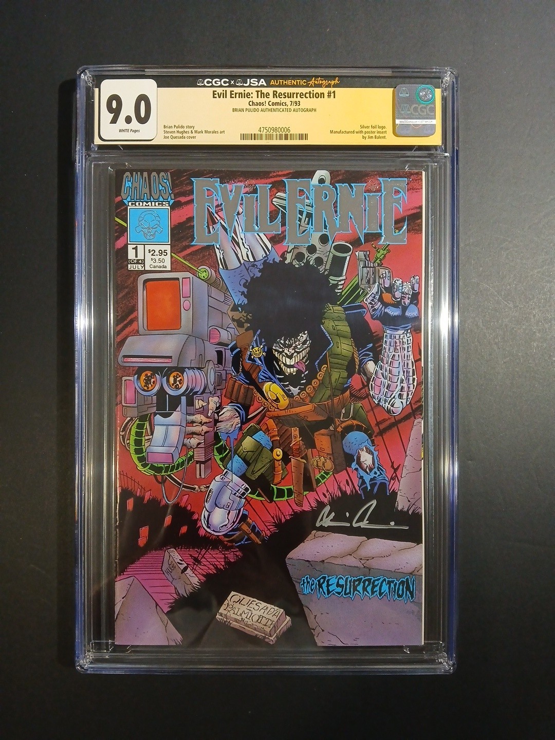 CGC Graded JSA Authenticated Autographed Comic Book