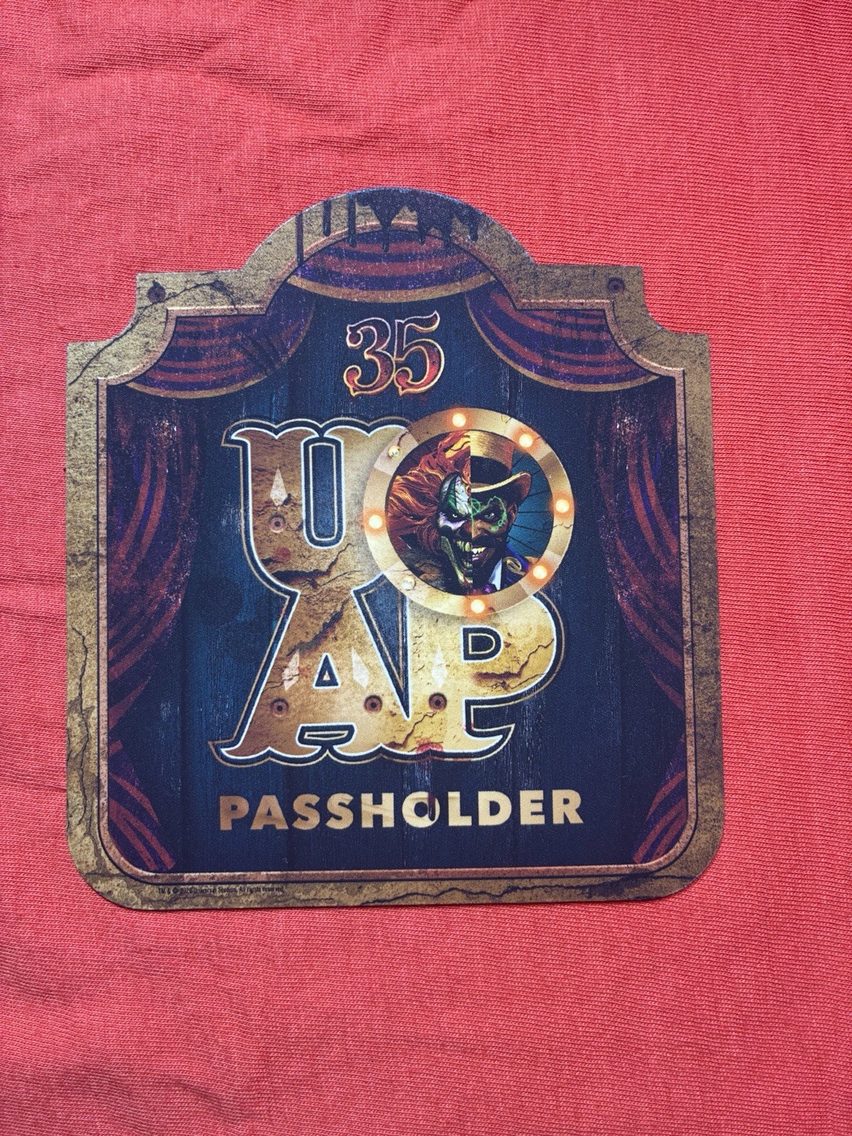 UOAP HHN Jack and Dr. Oddfellow Halloween Passholder Magnet 2026 UOAP HHN Jack and Dr. Oddfellow Halloween Passholder Magnet 2026