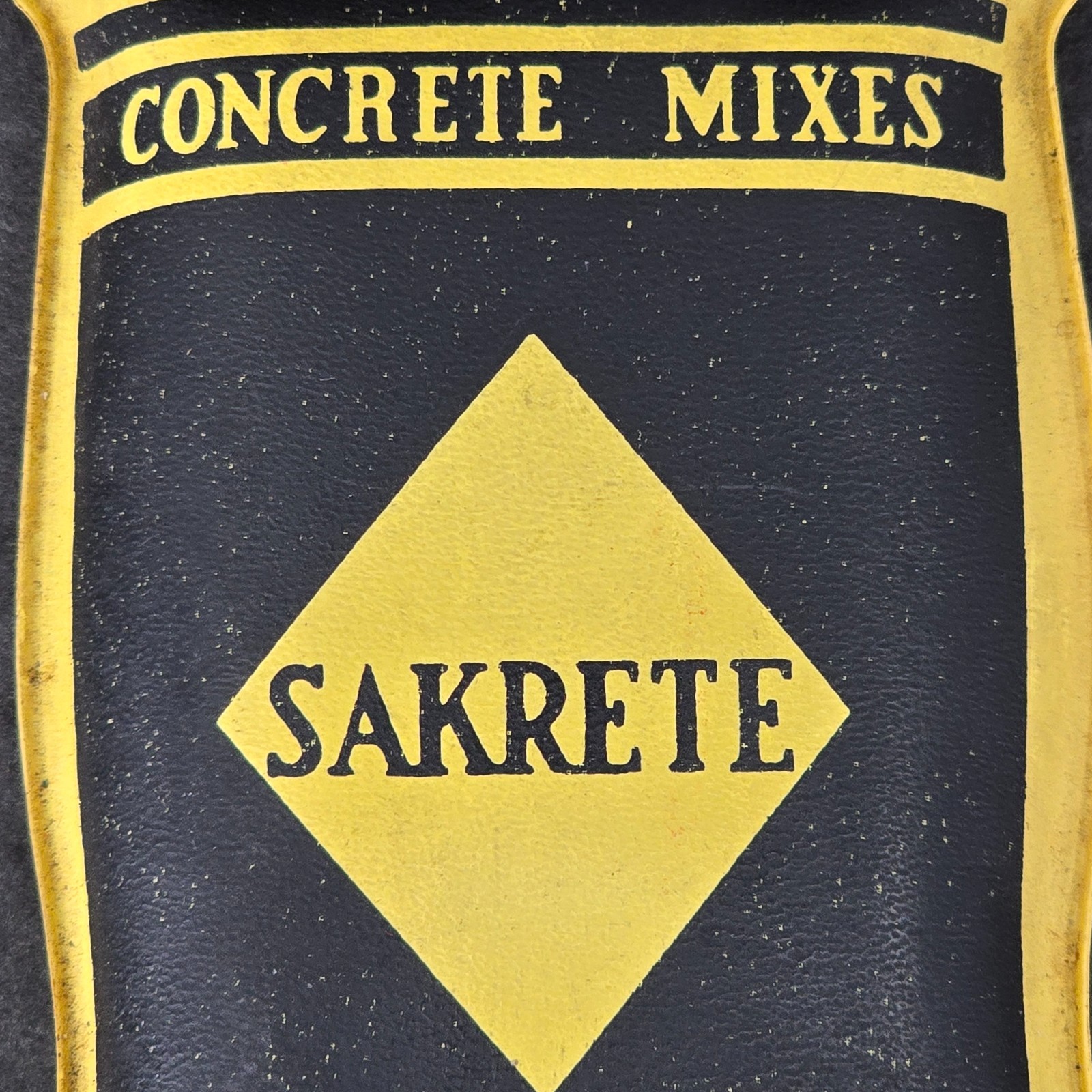 Vintage Sakrete Concrete Mix Paperweight Harry T Campbell Towson MD 1950s Vtg Vintage Sakrete Concrete Mix Paperweight Harry T Campbell Towson MD 1950s Vtg