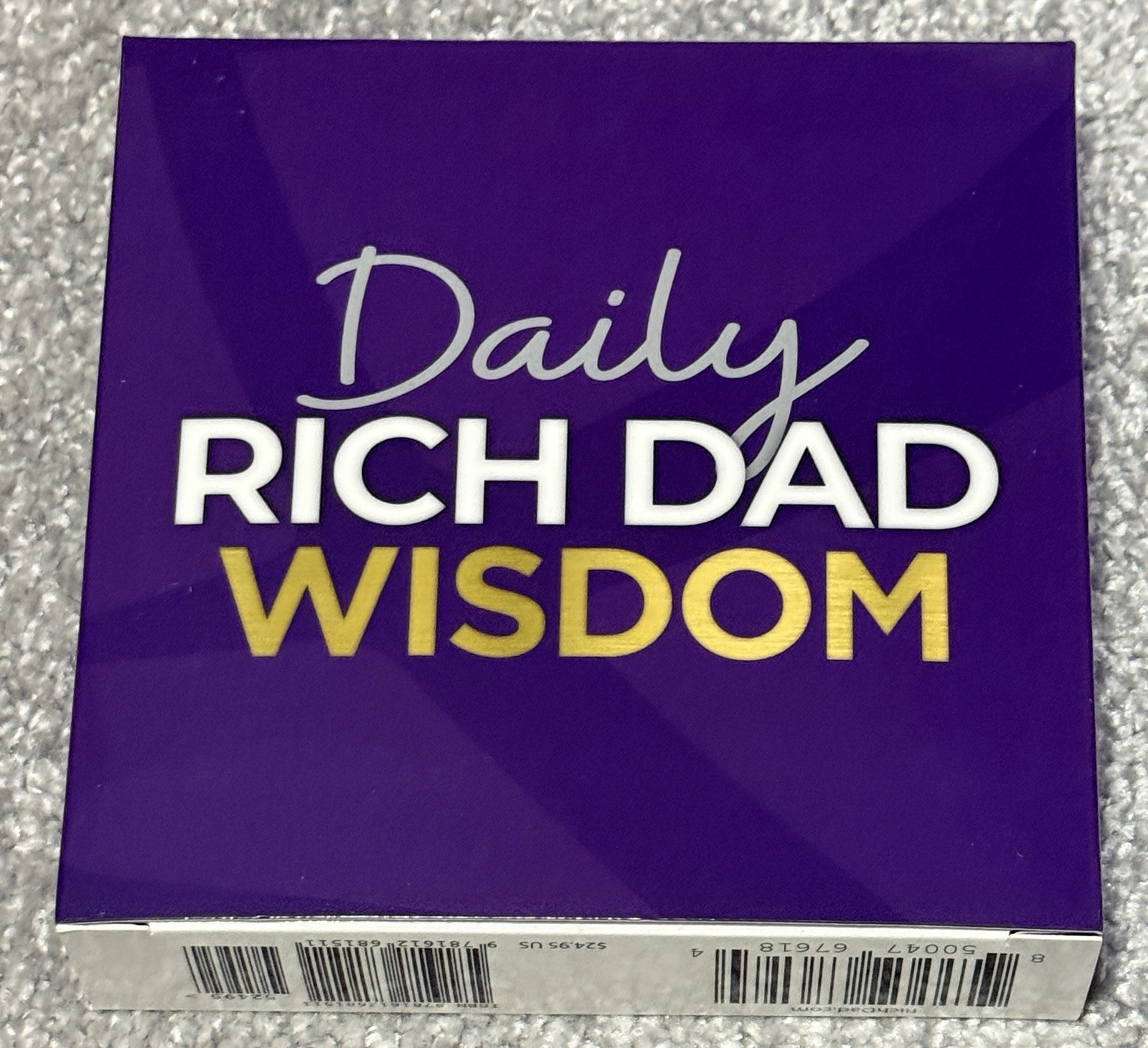 Daily Rich Dad Wisdom 365-Day Perpetual Box Calendar - NEW Daily Rich Dad Wisdom 365-Day Perpetual Box Calendar - NEW