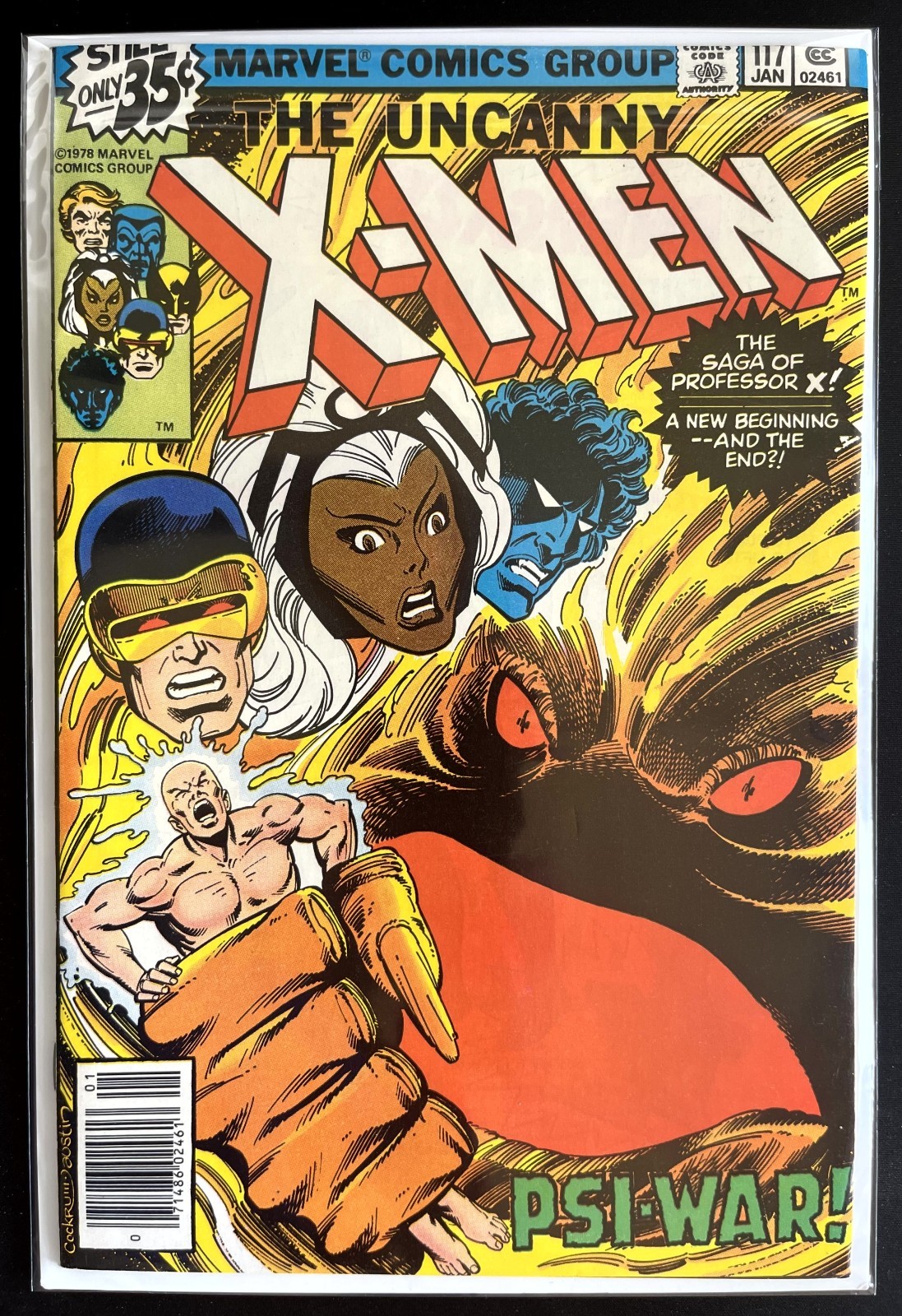 X-Men 117 (1979) Marvel 1st Shadow King Professor X Origin FN/VF * X-Men 117 (1979) Marvel 1st Shadow King Professor X Origin FN/VF *