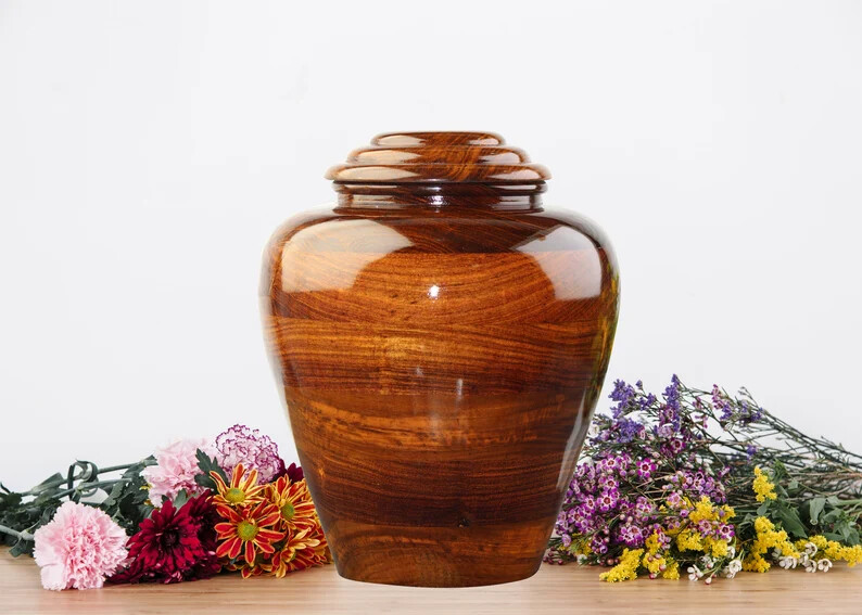 Wooden Urns for Human Ashes Adult Male Female - Cremation Urn Large Wood Urn Box Wooden Urns for Human Ashes Adult Male Female - Cremation Urn Large Wood Urn Box