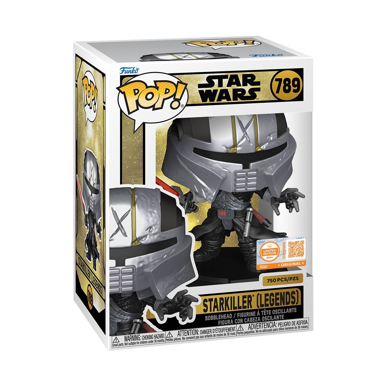 Funko Pop Star Wars Gaming Greats Starkiller (Legends) Masked #789 LE 750 Grail Funko Pop Star Wars Gaming Greats Starkiller (Legends) Masked #789 LE 750 Grail