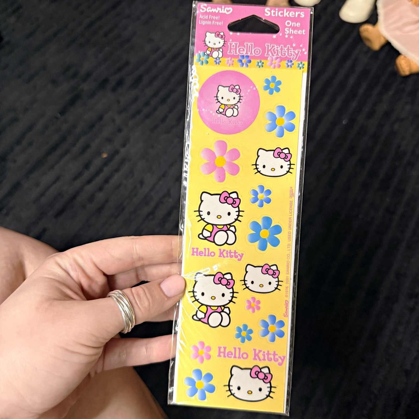 Vintage 2001 Sanrio Hello Kitty Pastel Flower Stickers Y2K Sealed NOS Vintage 2001 Sanrio Hello Kitty Pastel Flower Stickers Y2K Sealed NOS