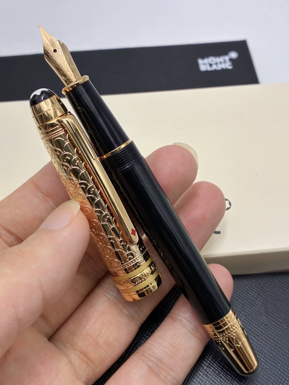 Montblanc Meisterstuck 145 Around the World in 80 Days Fountain Pen With Box Montblanc Meisterstuck 145 Around the World in 80 Days Fountain Pen With Box