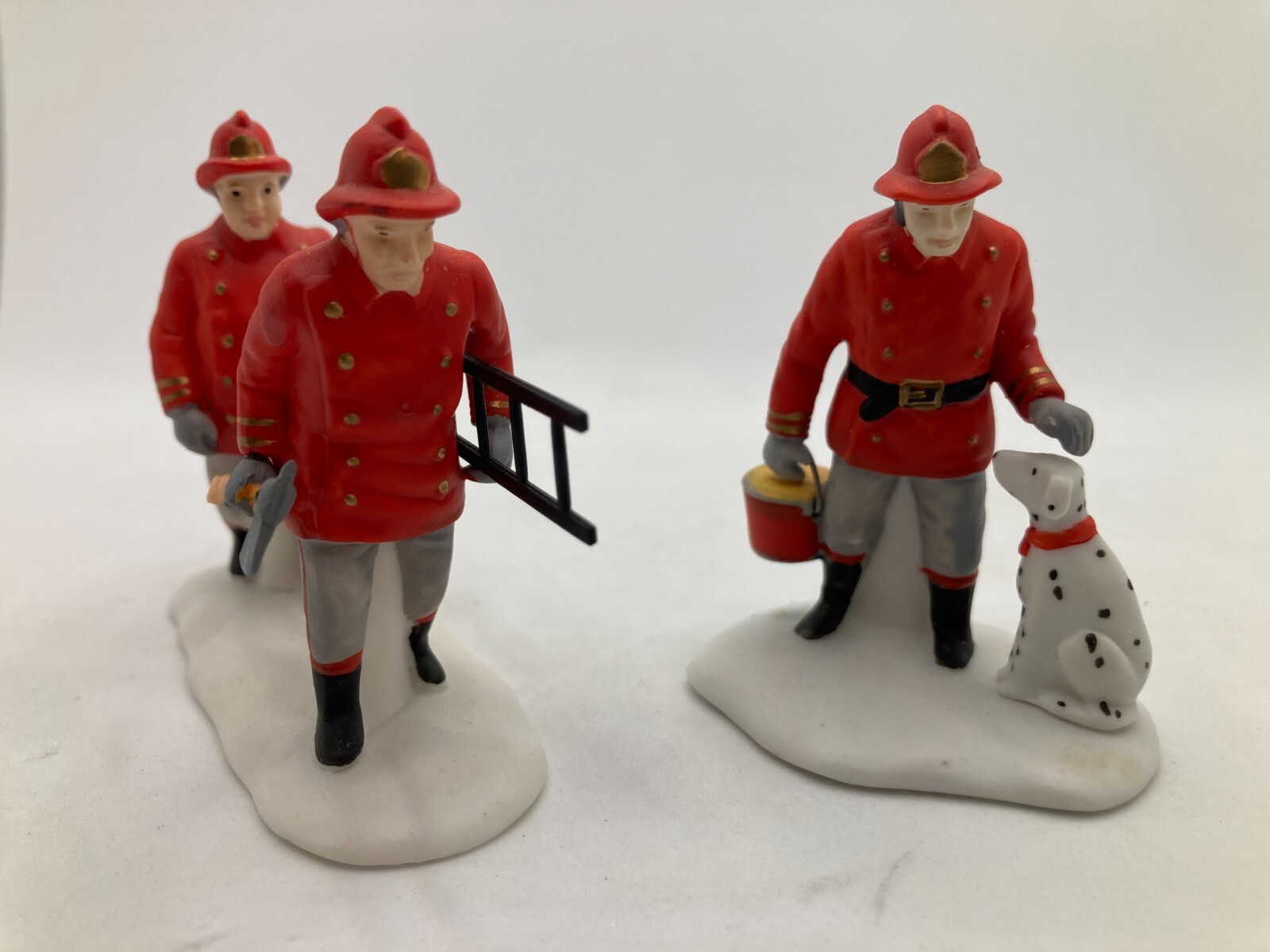 Dept 56 - Heritage Village - "The Fire Brigade" Set of 2 Retired Accessory#55468 Dept 56 - Heritage Village - "The Fire Brigade" Set of 2 Retired Accessory#55468