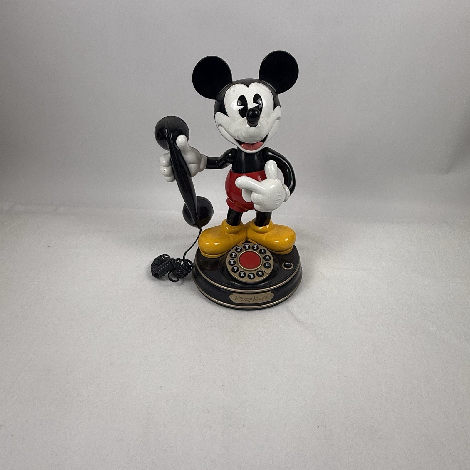 Vintage 1997 Disney Mickey Mouse Animated Telephone Telemania Collectible Vintage 1997 Disney Mickey Mouse Animated Telephone Telemania Collectible