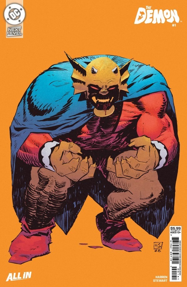 Demon #1 CVR D Hayden Sherman Next Level VAR 10/7/26 DC Comics Demon #1 CVR D Hayden Sherman Next Level VAR 10/7/26 DC Comics