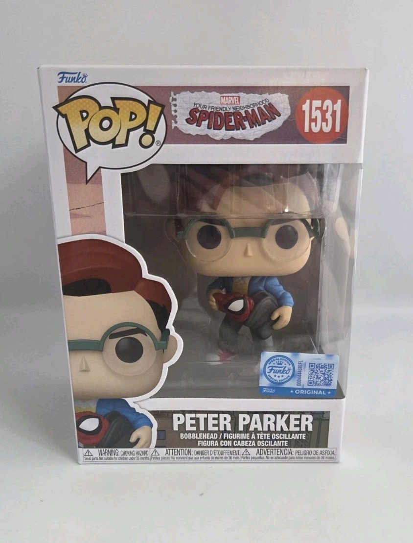 Funko Pop Vinyl: Spider-Man Peter Parker EE exclusive #1531