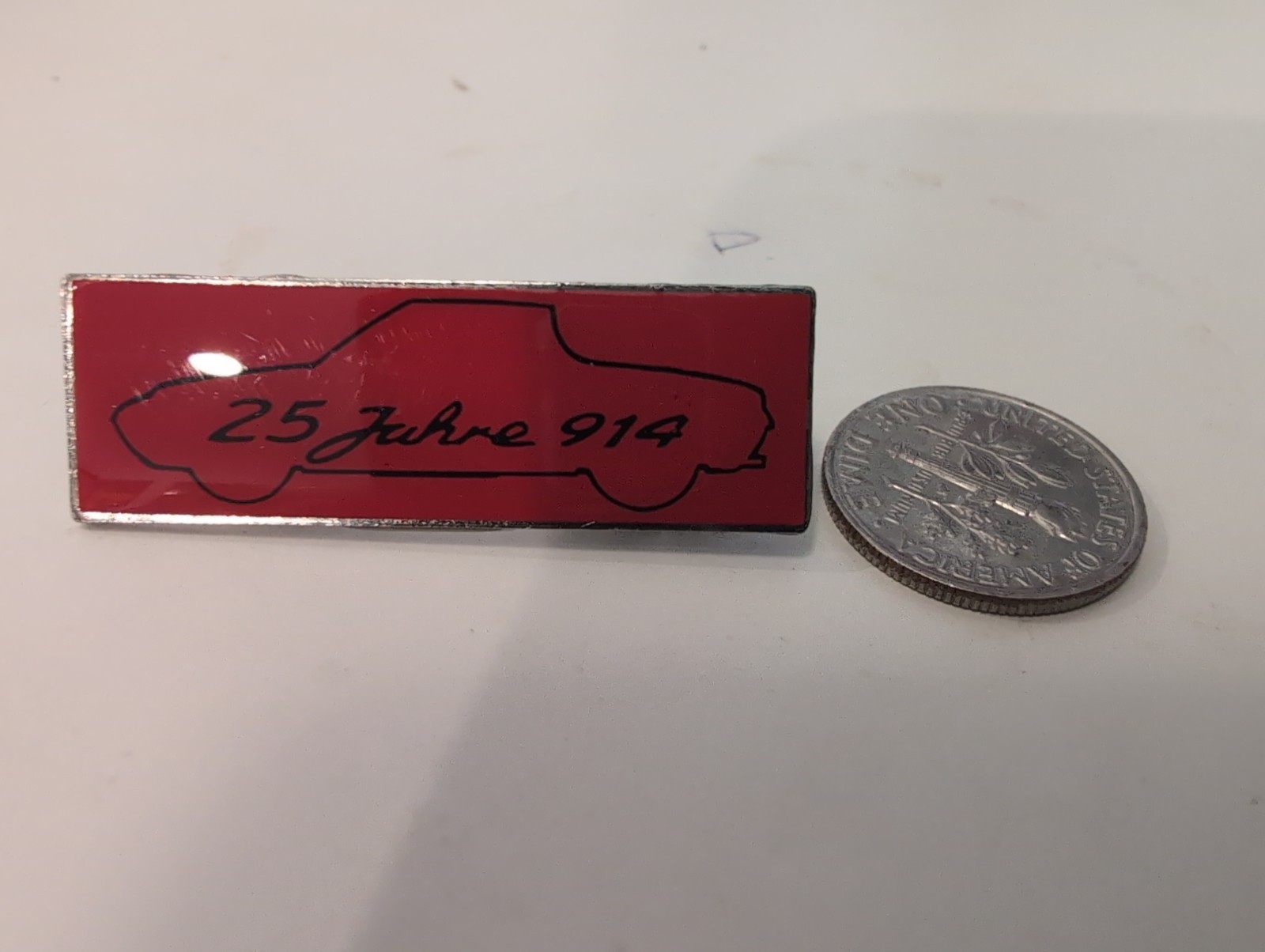 Official Porsche 914 Pin from PORSCHE Museum 25 Jahre Official Porsche 914 Pin from PORSCHE Museum 25 Jahre
