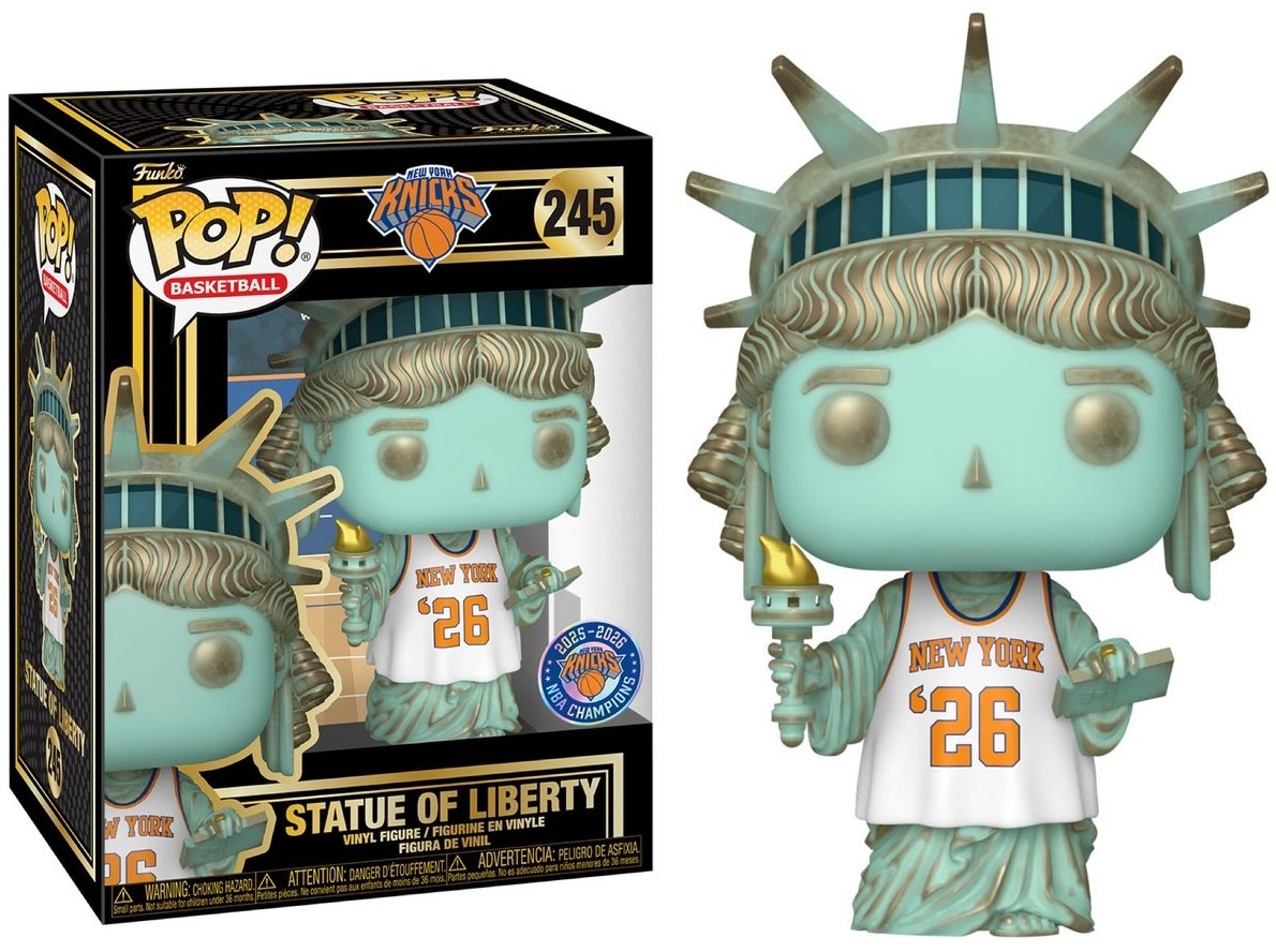 Funko Pop Statue of Liberty x New York Knicks #245 Exclusive +Protector PRESALE Funko Pop Statue of Liberty x New York Knicks #245 Exclusive +Protector PRESALE