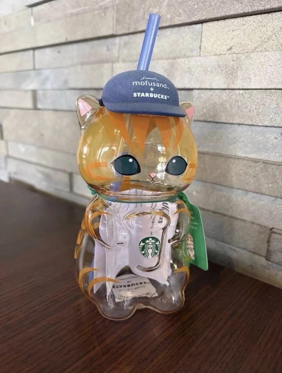 Starbucks Singapore x Mofusand 2026 Collection Cat Shaped Glass Cup