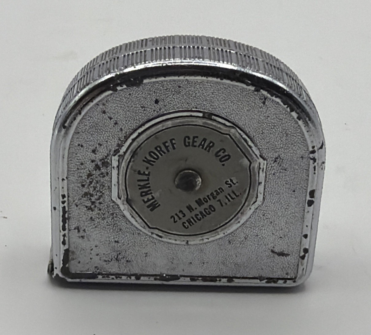 Vintage Tape Measure Merkle-Korff Gear Inc Made In Usa Chicago IL
