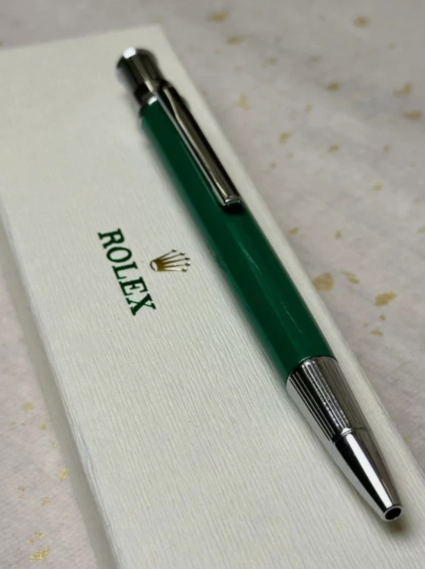 🖋 New 2025 Rolex Green Submariner Oyster Ballpoint Pen - Black Ink - Full Boxed