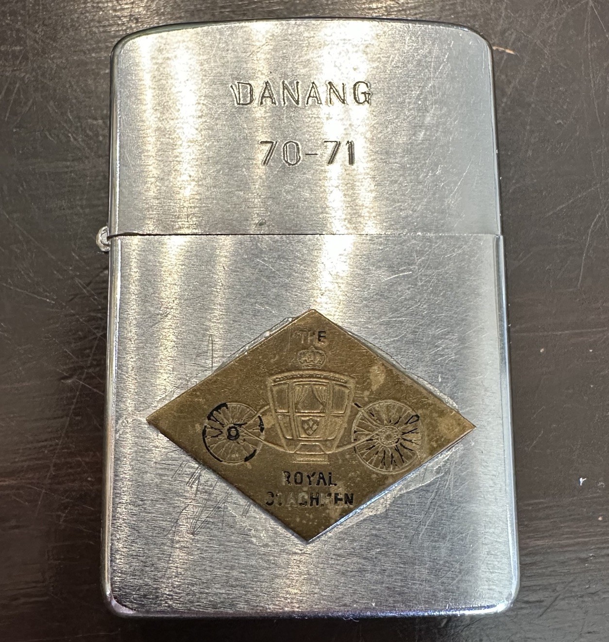 Vintage 1969 Zippo Vietnam Era Da Nang Royal Coachmen 62nd Combat Aviation Co Vintage 1969 Zippo Vietnam Era Da Nang Royal Coachmen 62nd Combat Aviation Co