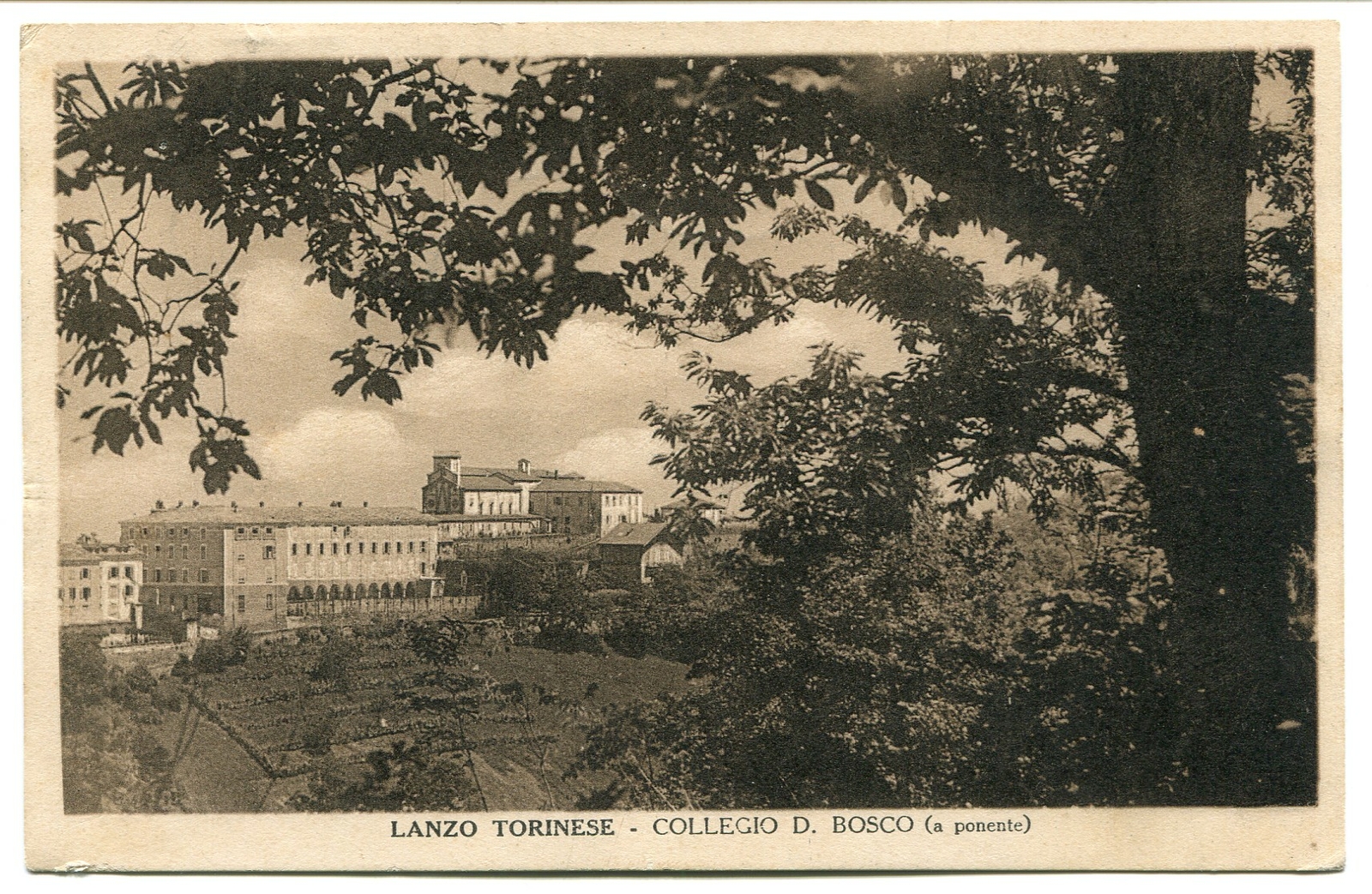 1926 Lanzo Torinese Collegio D. Forest dest Vaglio Serra Alessandria FP BN VG 1926 Lanzo Torinese Collegio D. Forest dest Vaglio Serra Alessandria FP BN VG