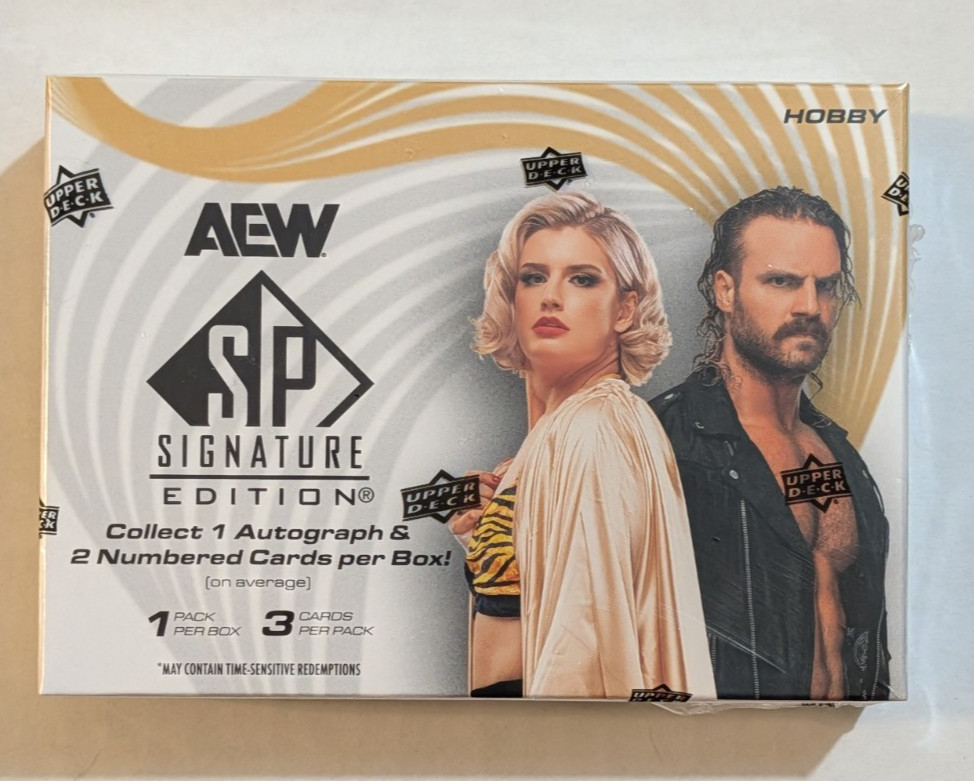 2025 Upper Deck AEW All Elite Wrestling SP Signature Edition Hobby Box SEALED 2025 Upper Deck AEW All Elite Wrestling SP Signature Edition Hobby Box SEALED