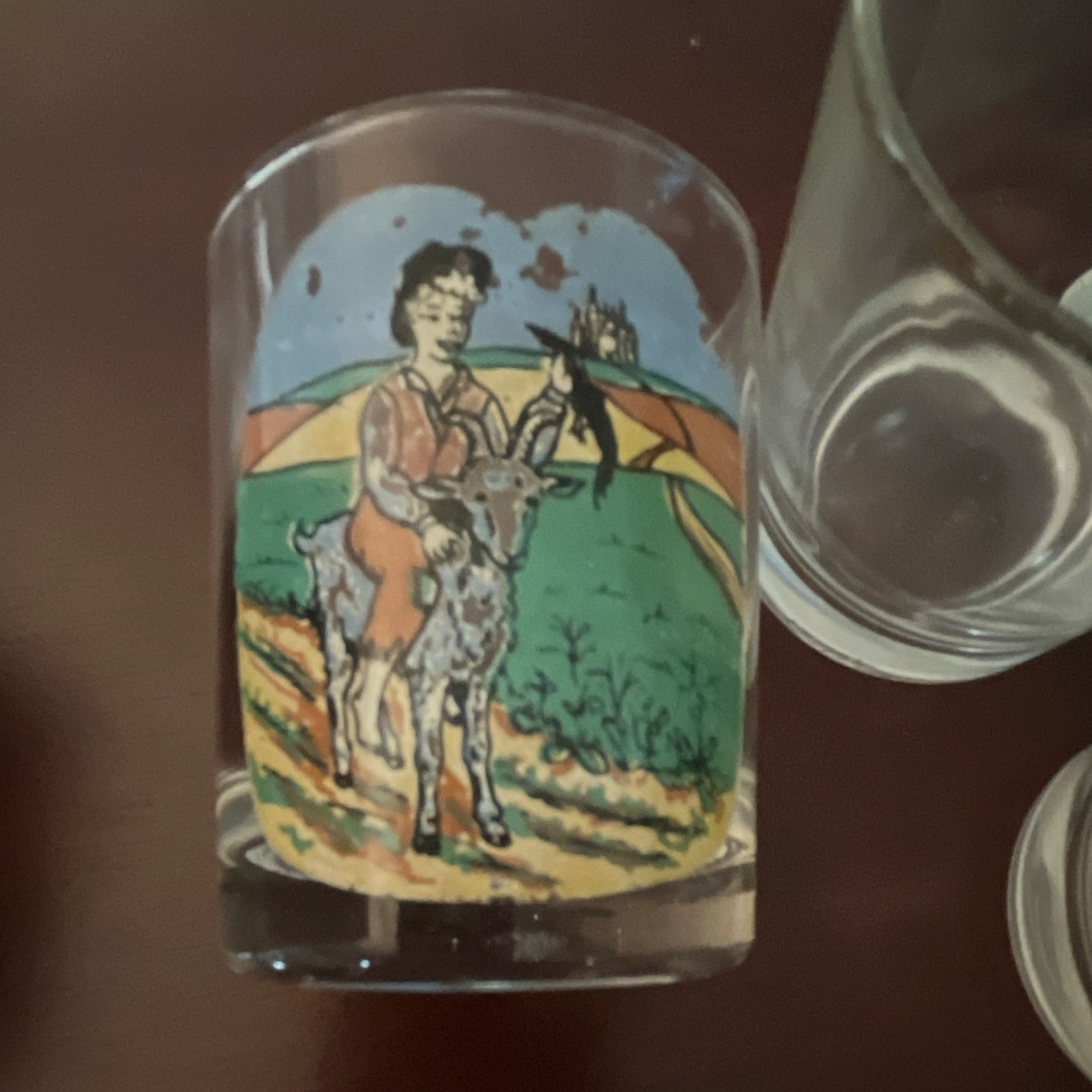Vintage 1960s/1970s Luminarc France Hans Christian Andersen Child's Juice Glass Vintage 1960s/1970s Luminarc France Hans Christian Andersen Child's Juice Glass