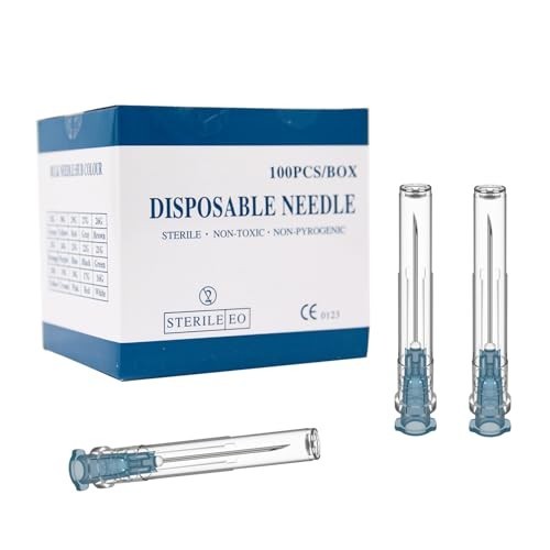23 Gauge 1 Inch Needle(100 Pack), Luer Lock Industrial Accessories Needles,Indiv 23 Gauge 1 Inch Needle(100 Pack), Luer Lock Industrial Accessories Needles,Indiv