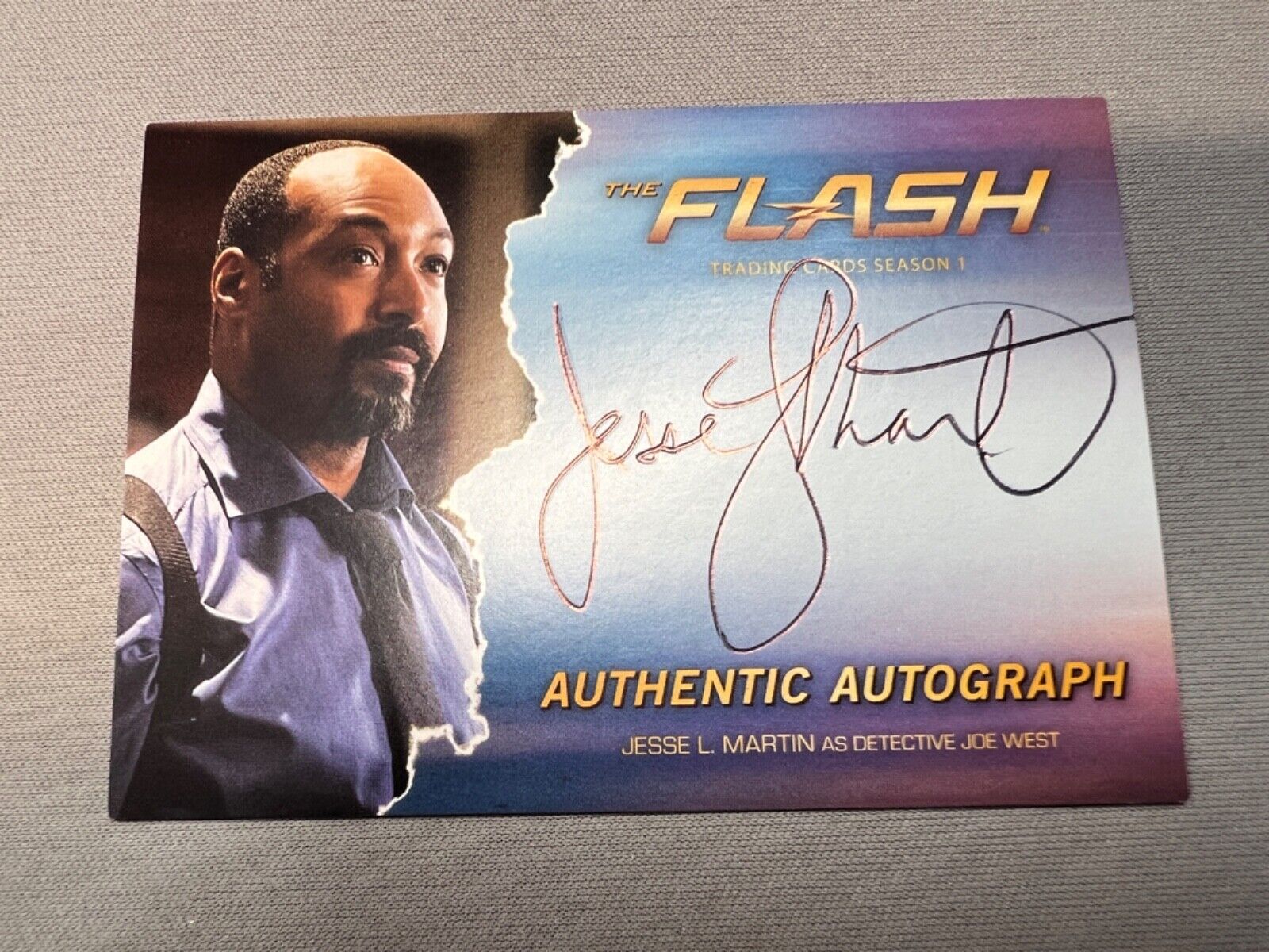 JESSE L MARTIN - Joe West - Autograph Card - The Flash Season 1 Cryptozoic JLM