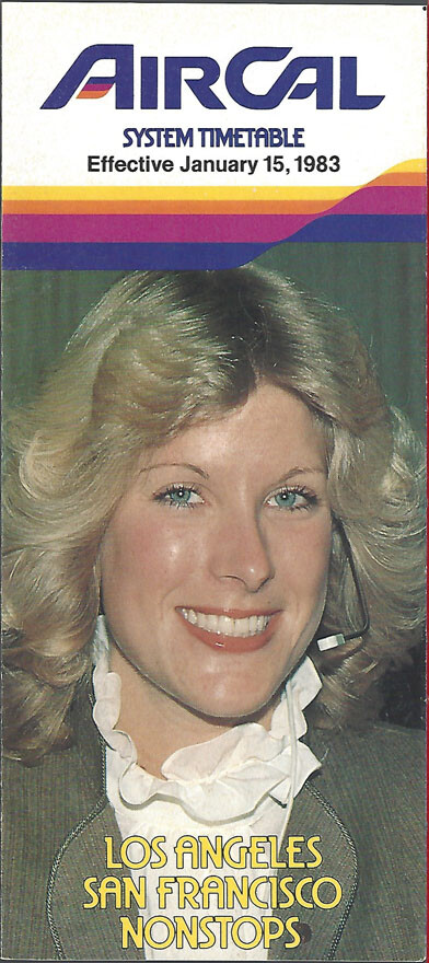 AirCal system timetable 1/15/83 [9111] Buy 4+ save 50%