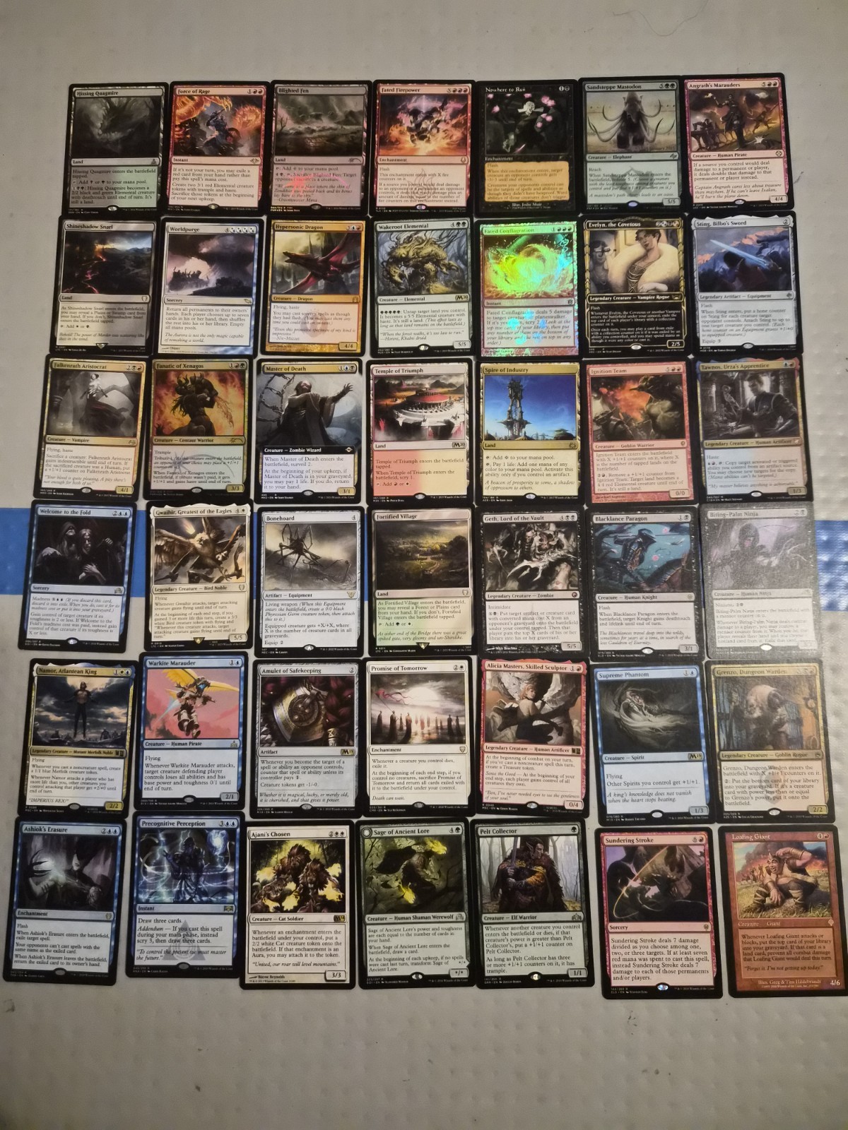Magic: The Gathering Job Lot 40-Cards All Rares/Mythics(Various sets)