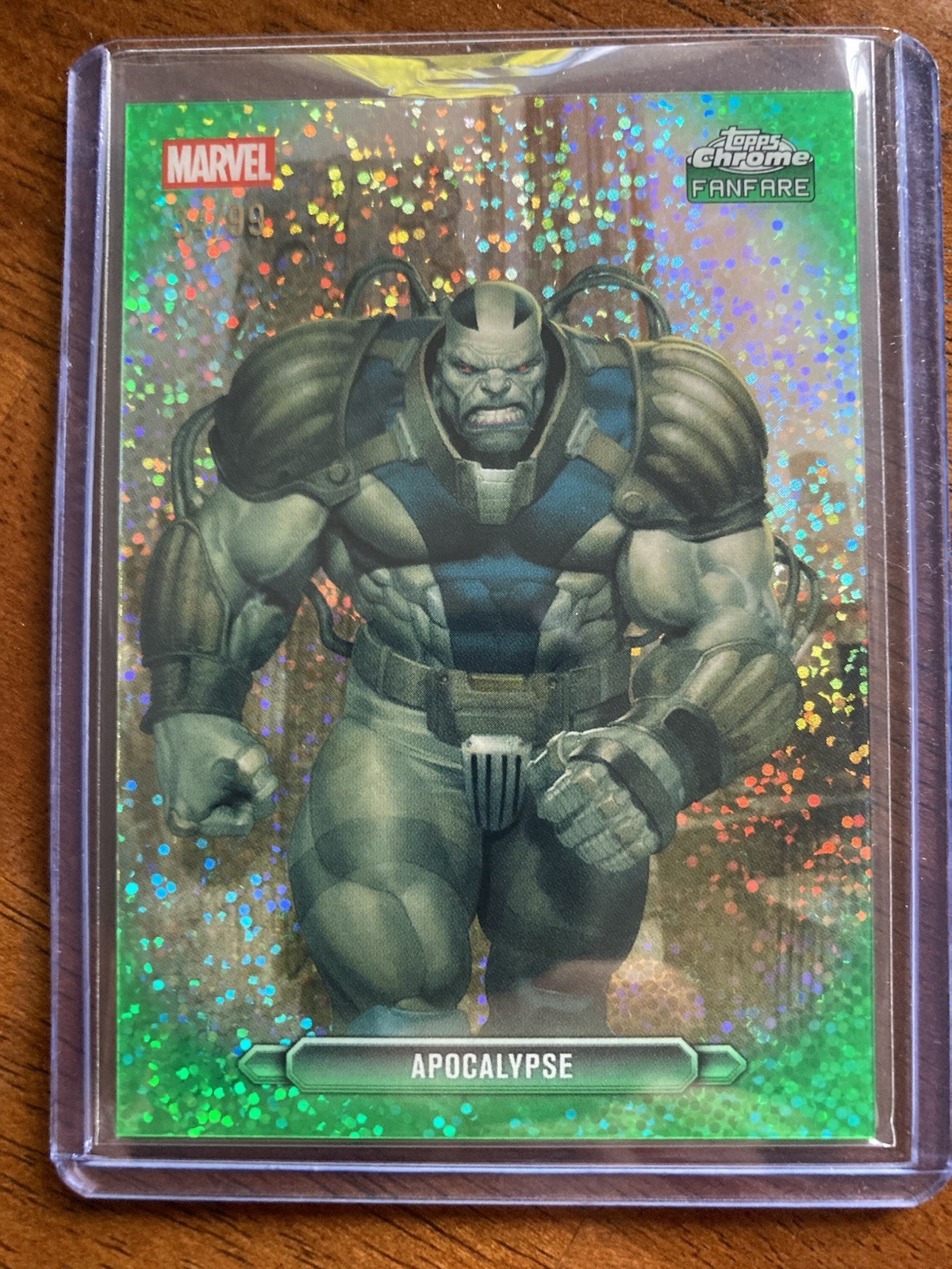 2026 topps marvel chrome Fanfare Apocalypse Green 34/99 2026 topps marvel chrome Fanfare Apocalypse Green 34/99