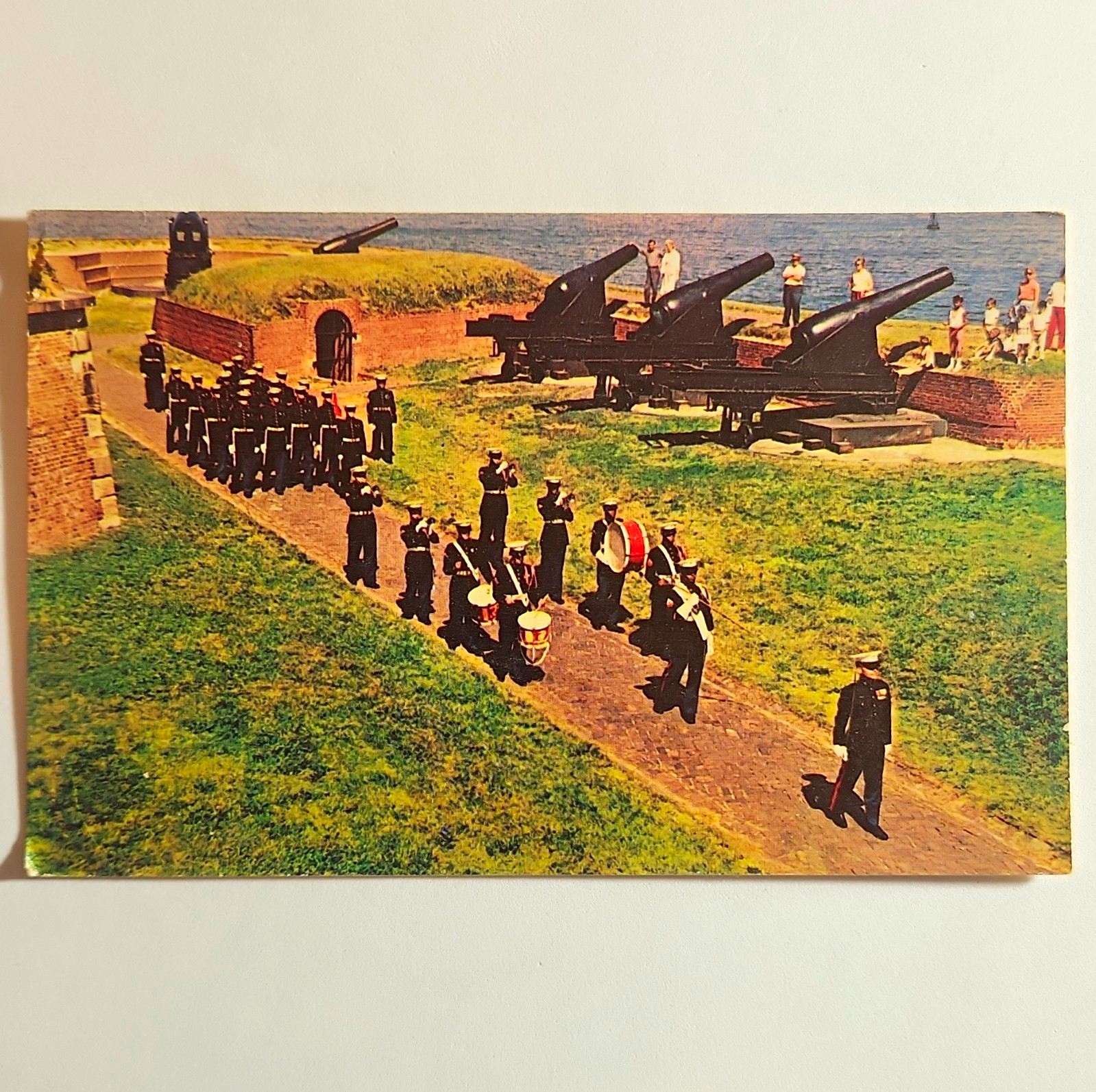 Plastichrome Colourpicture Fort McHenry Guard Baltimore MD Postcard Unposted