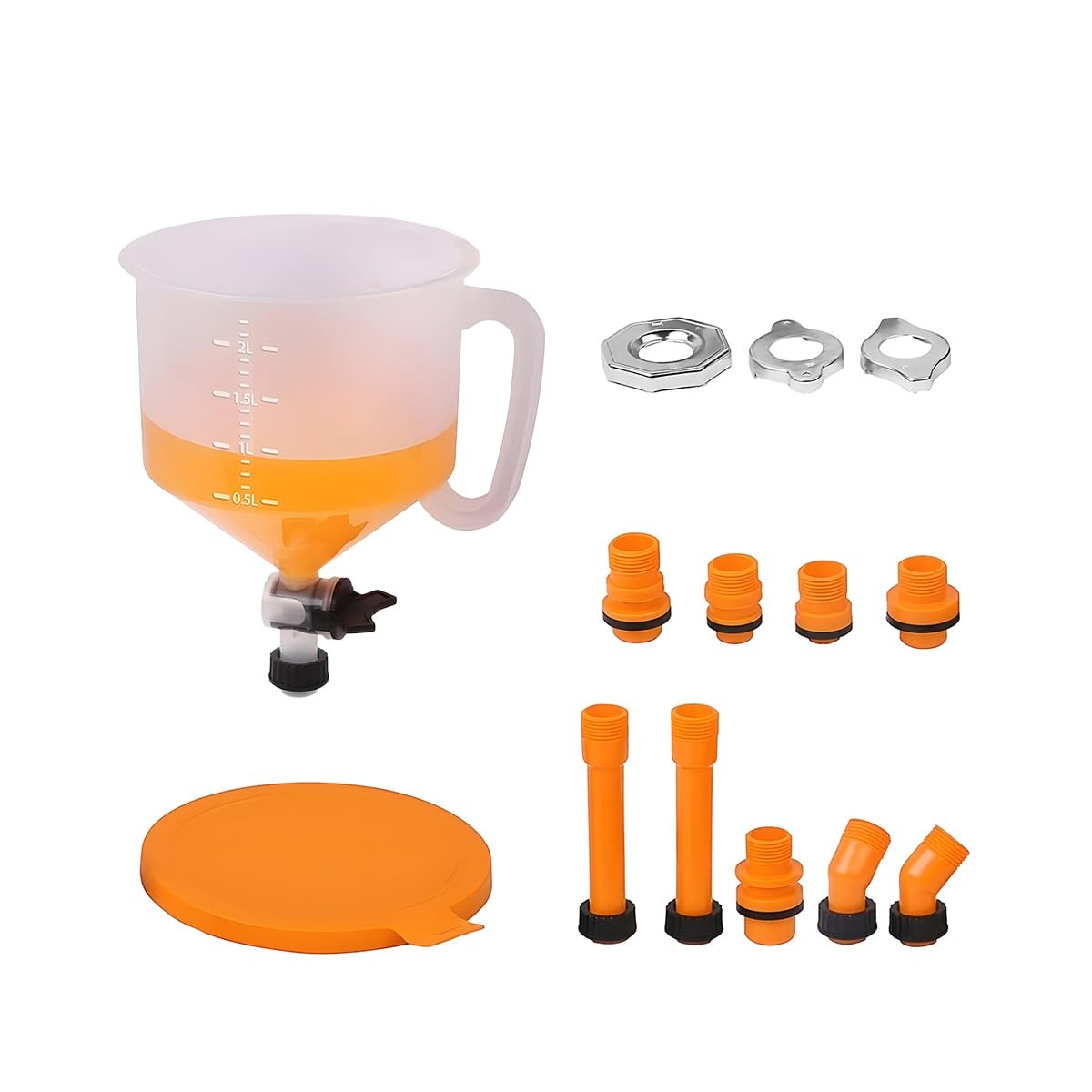 Zpana 15PCS Car Coolant Funnel Kit No Spill Radiator Filler Adapters Zpana 15PCS Car Coolant Funnel Kit No Spill Radiator Filler Adapters