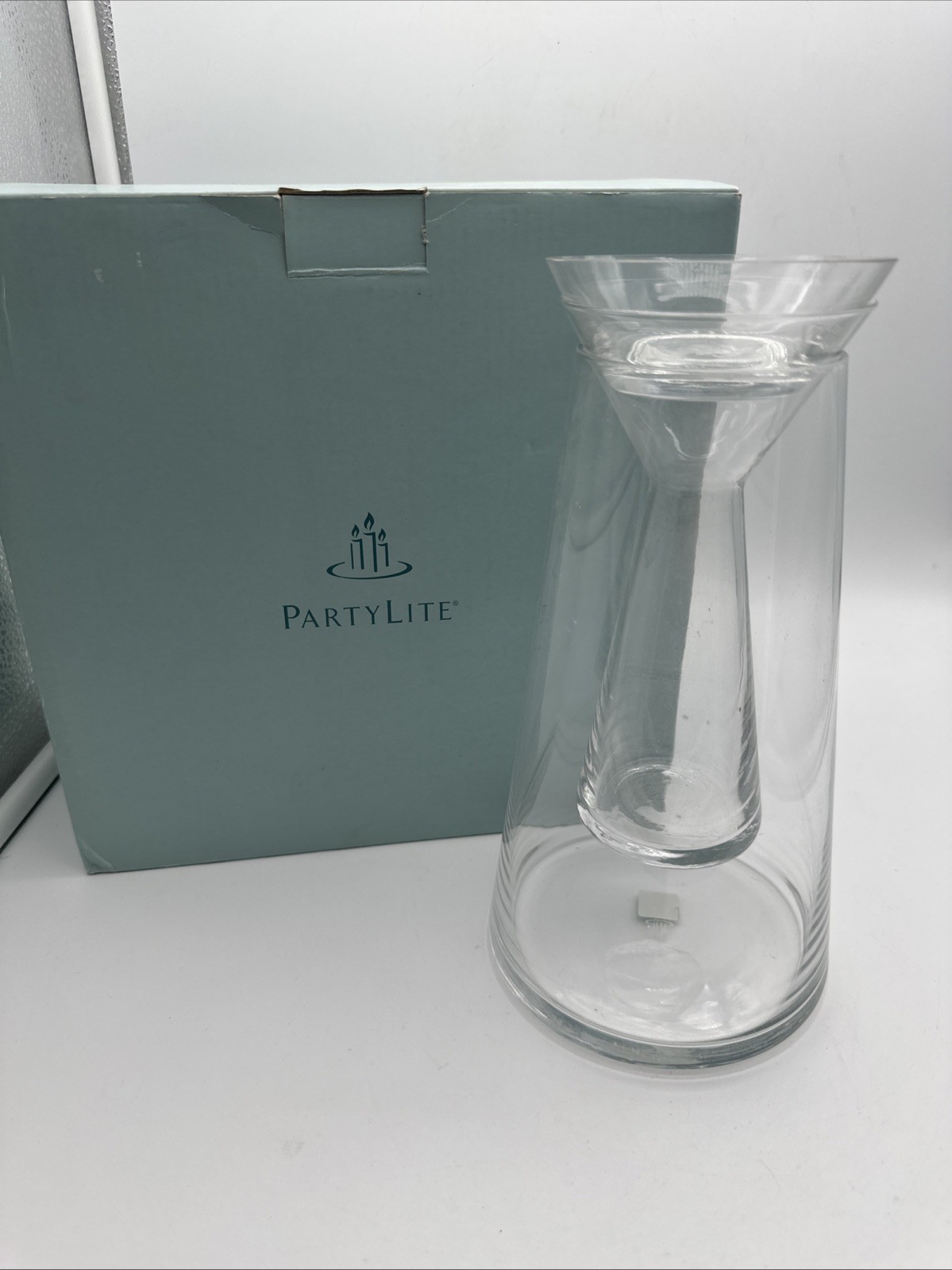 New PartyLite Symmetry 3 In 1 Candle Holder P95075 Retired New PartyLite Symmetry 3 In 1 Candle Holder P95075 Retired