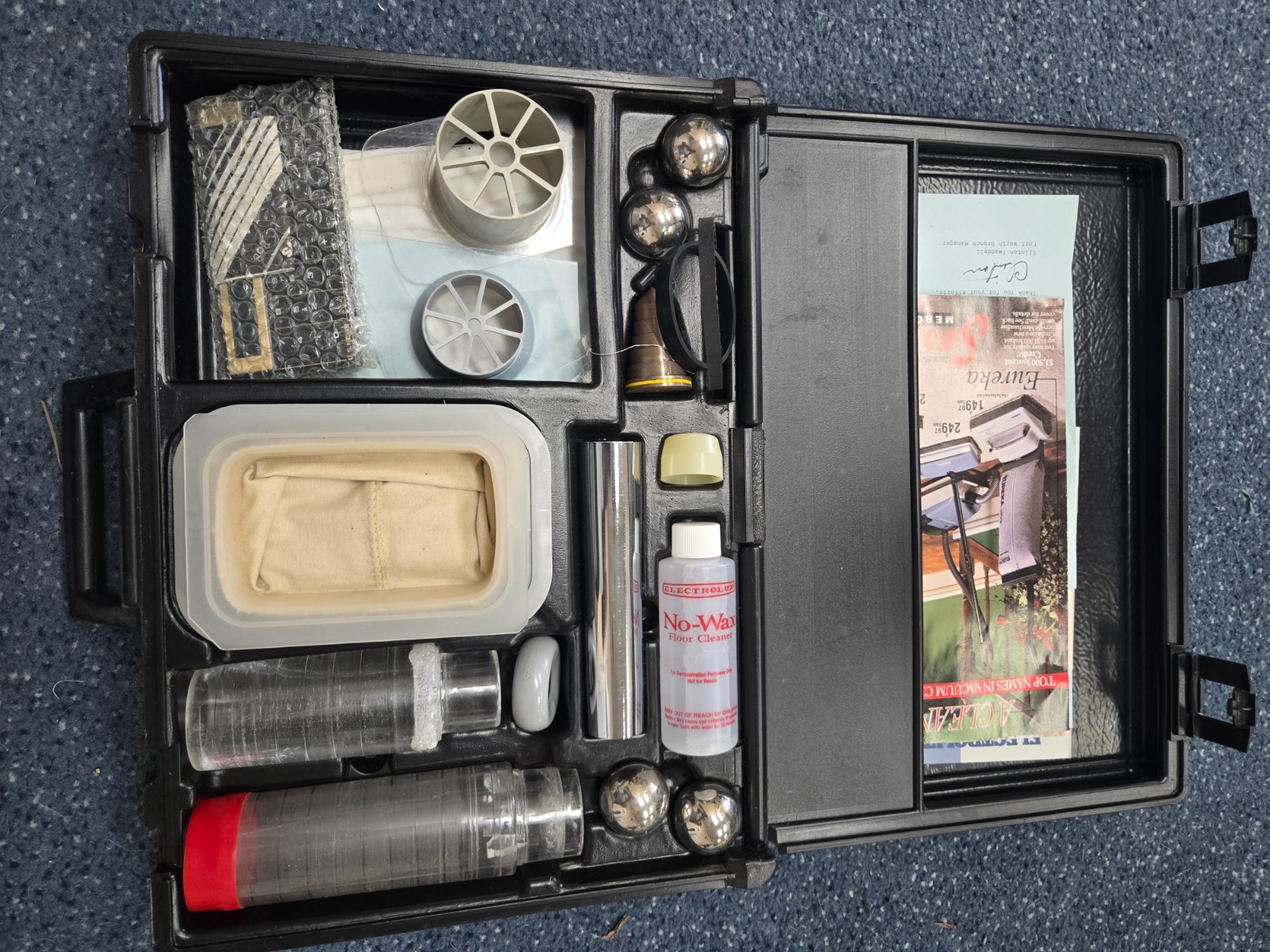 Vintage Electrolux Salesman Demo Kit 1989 1990 Complete with Literature Rare Vintage Electrolux Salesman Demo Kit 1989 1990 Complete with Literature Rare
