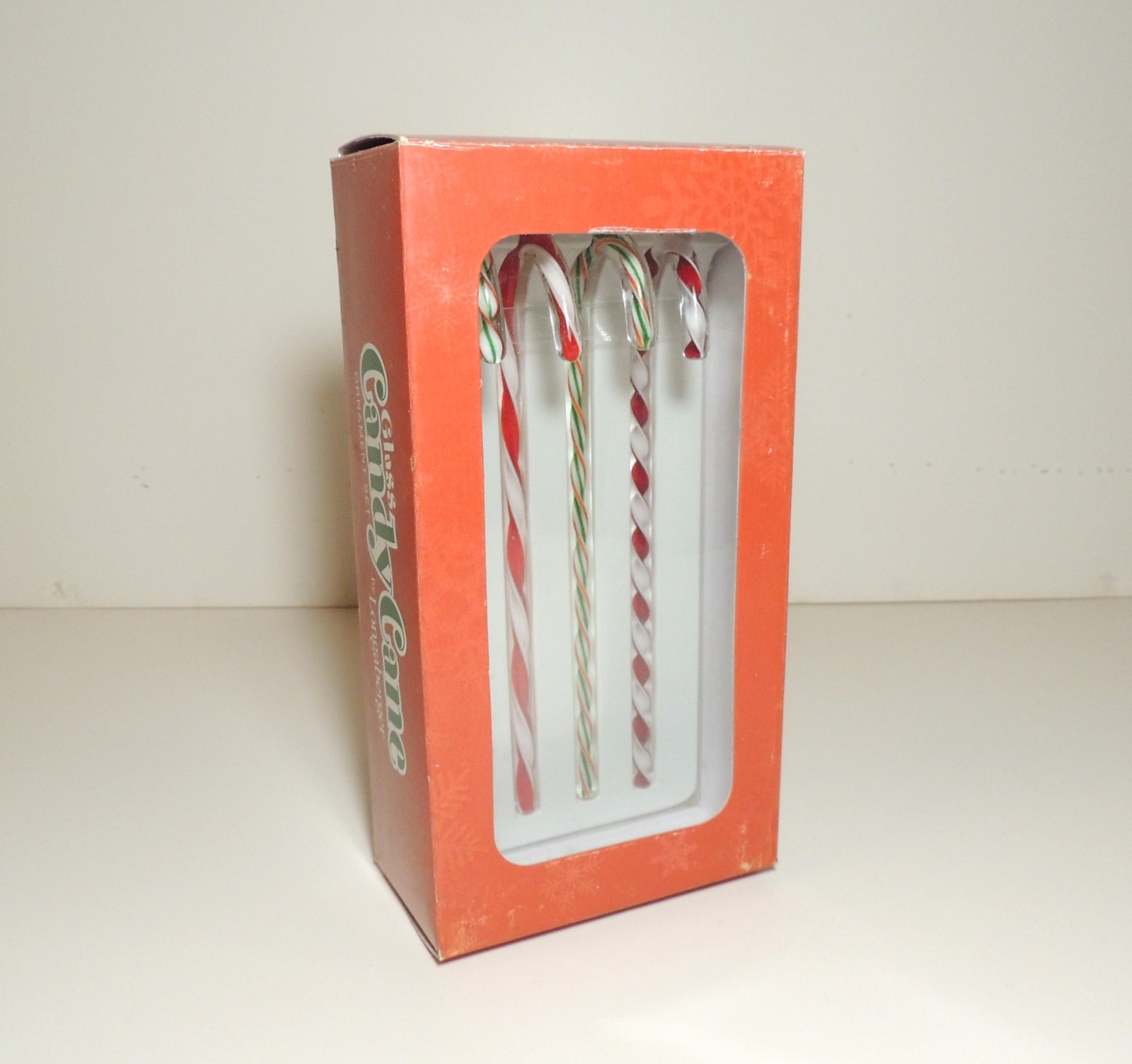 1 Pack NOS Vtg Glass Candy Cane Ornaments Longaberger Xmas Christmas Set 1 Pack NOS Vtg Glass Candy Cane Ornaments Longaberger Xmas Christmas Set