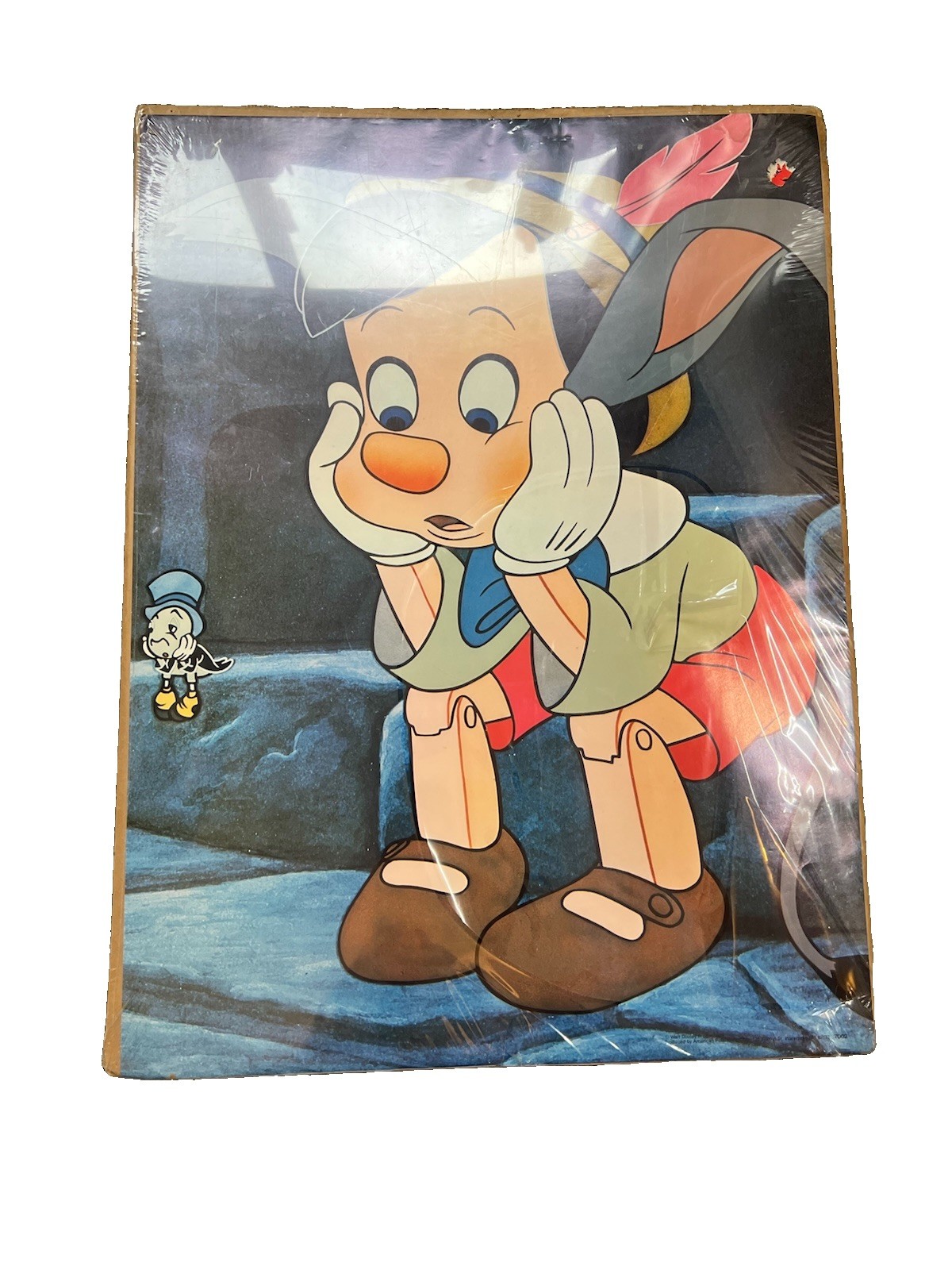 RARE Vintage Disney Pinocchio Jiminy Cricket Poster 18x24 Sealed 7002 NOS RARE Vintage Disney Pinocchio Jiminy Cricket Poster 18x24 Sealed 7002 NOS