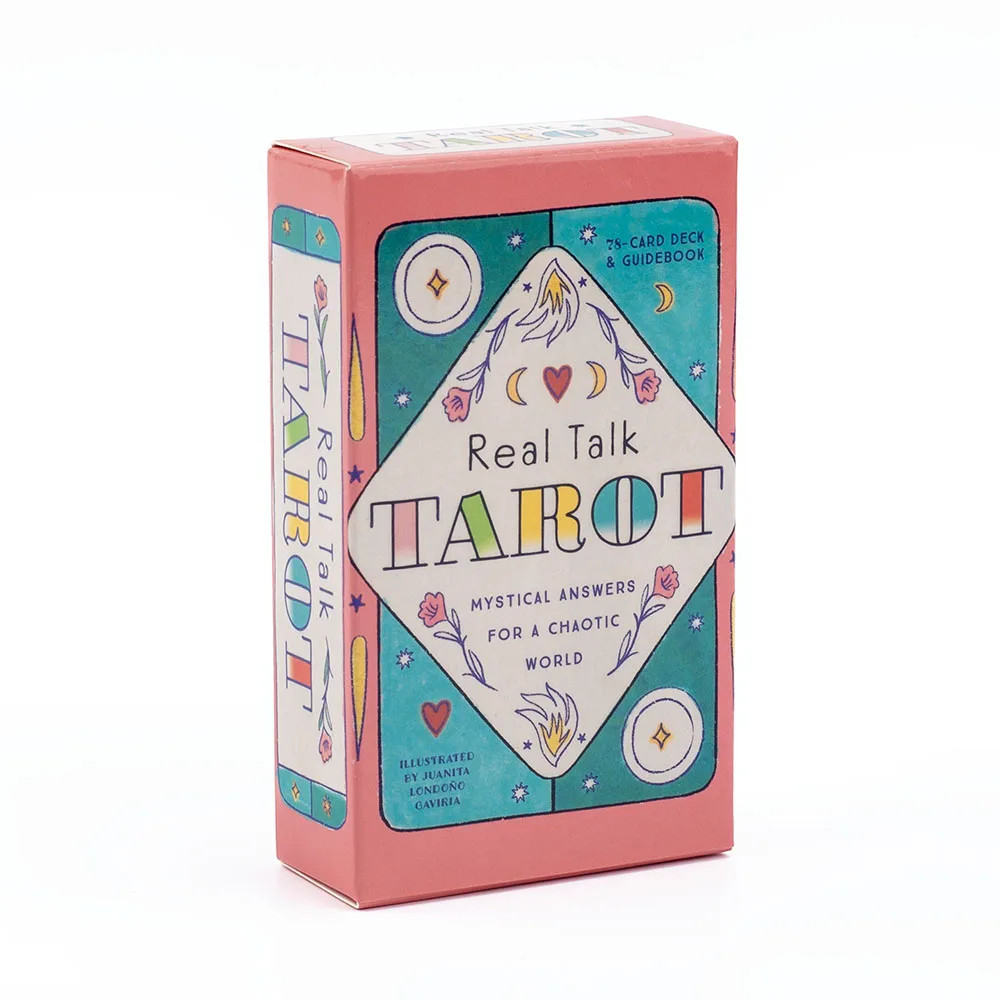 Real Talk Tarot Deck - 78ct + PDF Guide, 10.3×6cm (4.1×2.4in) Real Talk Tarot Deck - 78ct + PDF Guide, 10.3×6cm (4.1×2.4in)