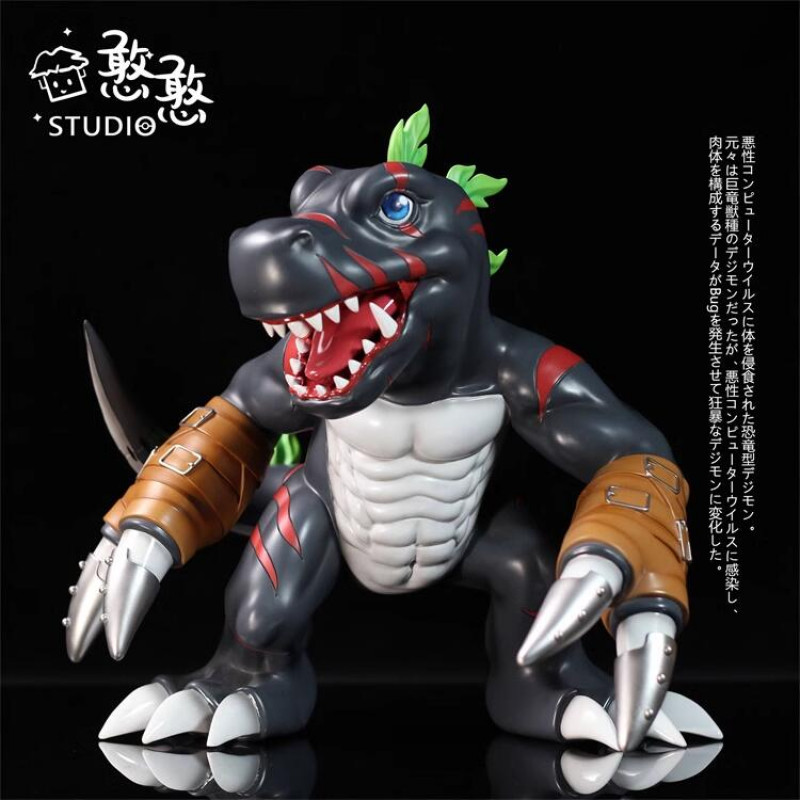 Hanhan Studio Dark Tyranomon Resin Figurine Digimon Collectibles 32cm Presale