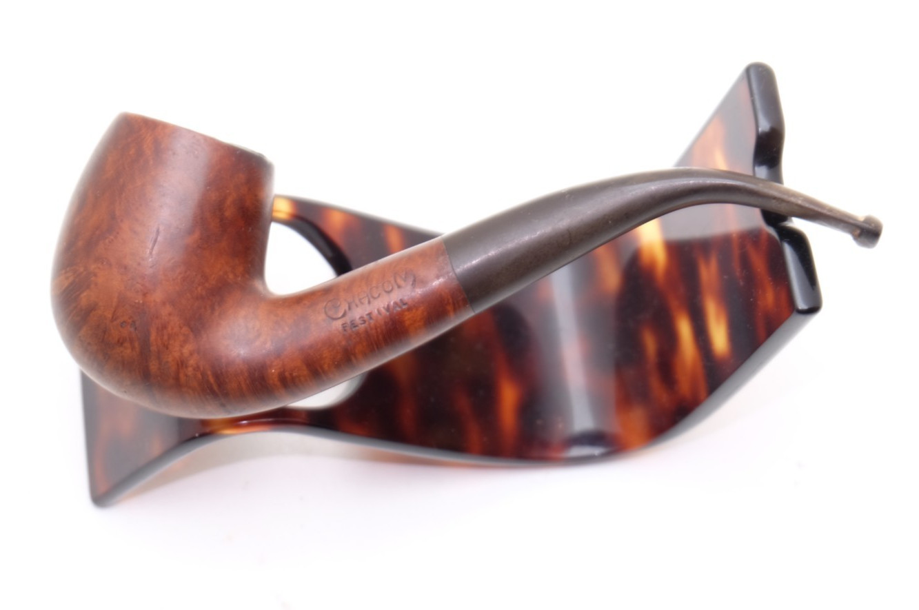 Chacom Festival Bent Billiard Vintage Tobacco Smoking Pipe