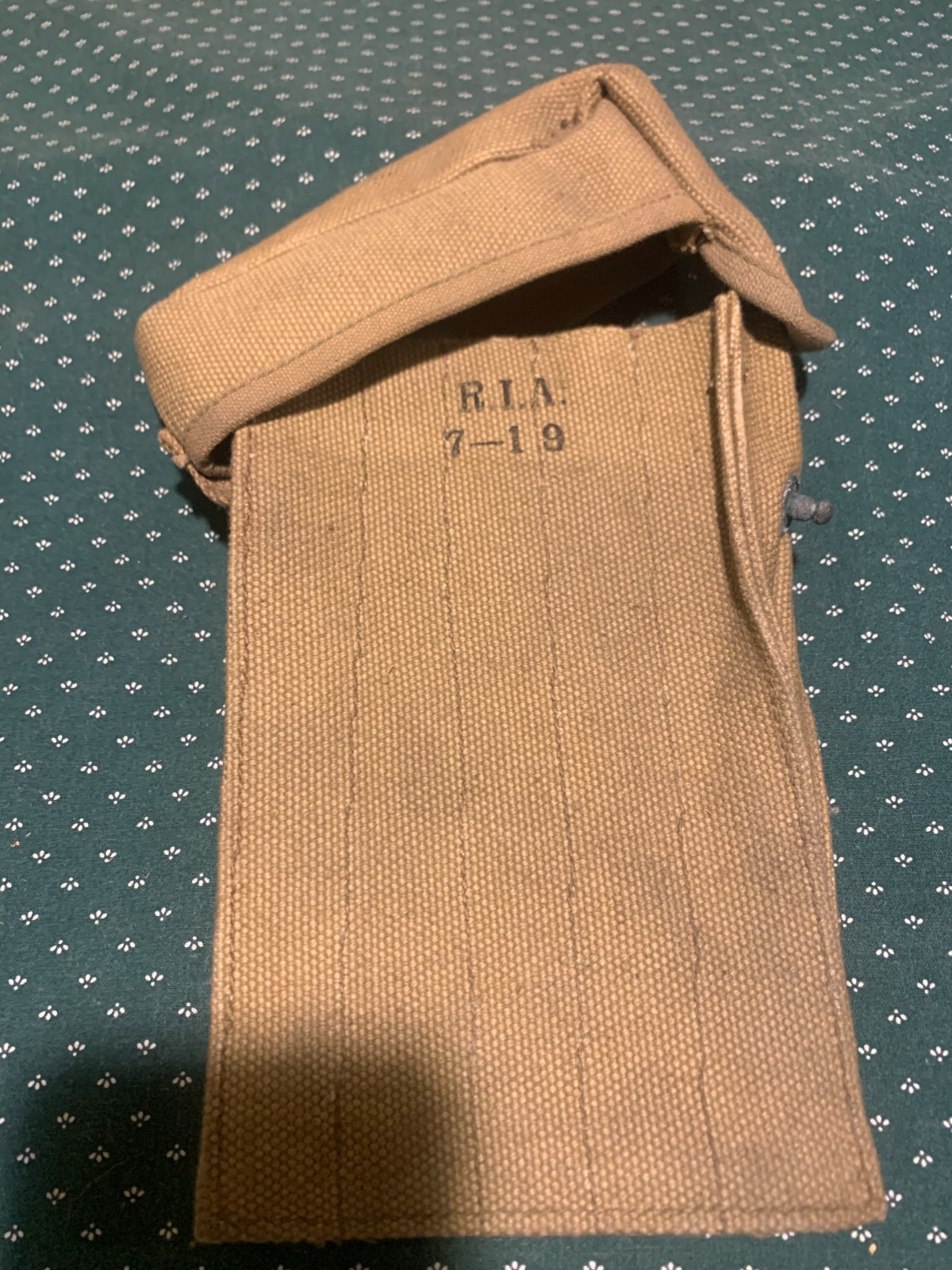 Original WW1 Pederson Device Magazine Pouch Dated 7-19