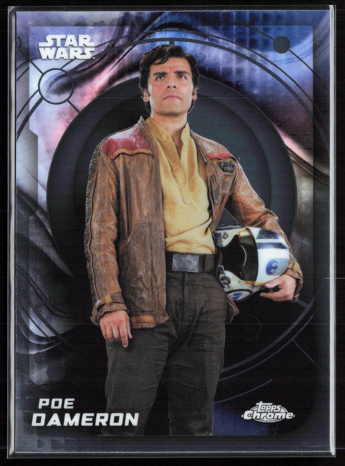 2026 Topps Chrome Star Wars #38 Poe Dameron - Base Cover - NM 2026 Topps Chrome Star Wars #38 Poe Dameron - Base Cover - NM