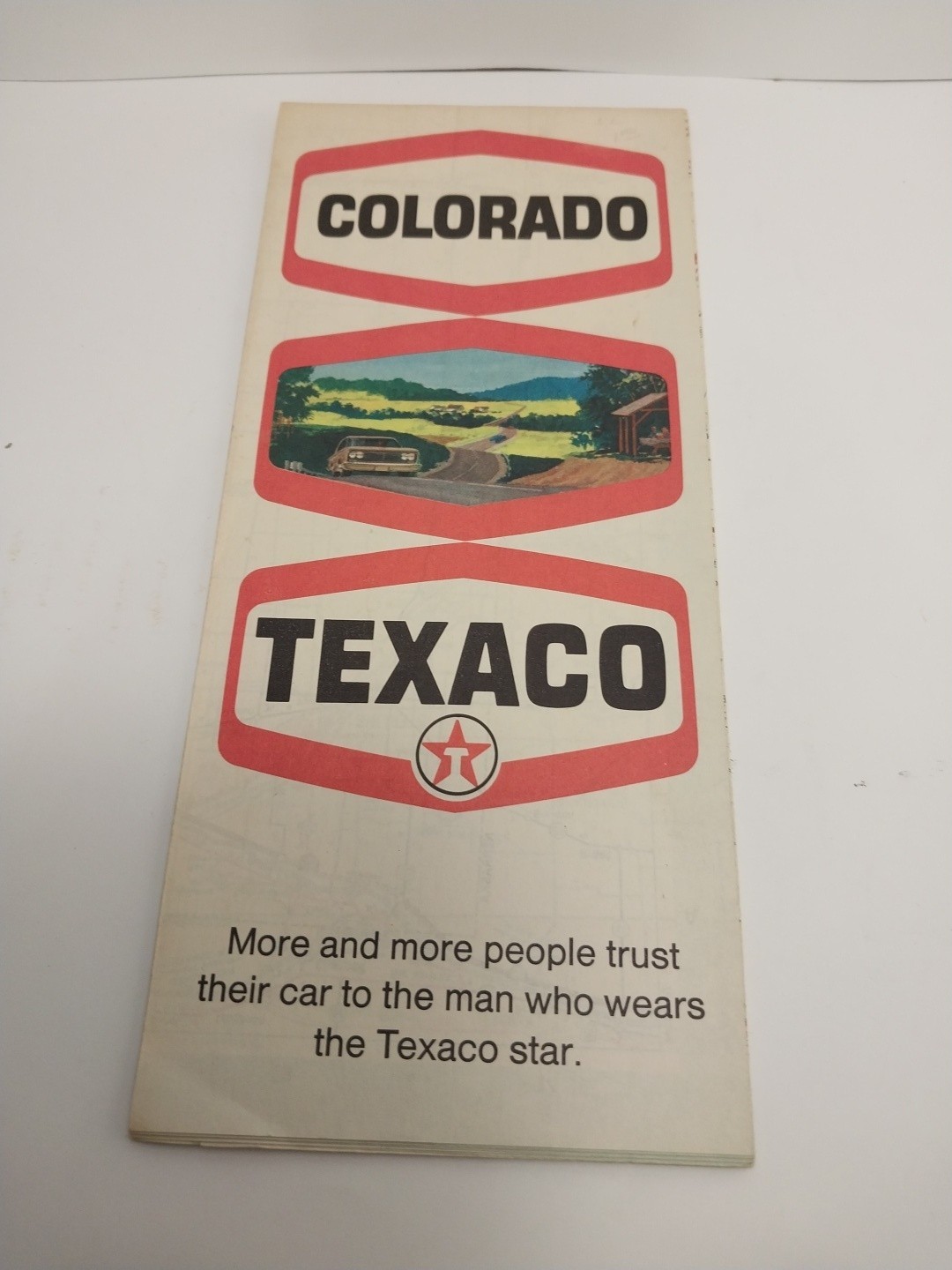 1969 Texaco Road Map Colorado USA Map Ephemera Unused 1969 Texaco Road Map Colorado USA Map Ephemera Unused