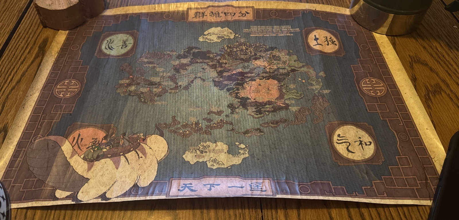 Avatar the Last Airbender: Collection Of Map, Pin and Water Tribe Pendant