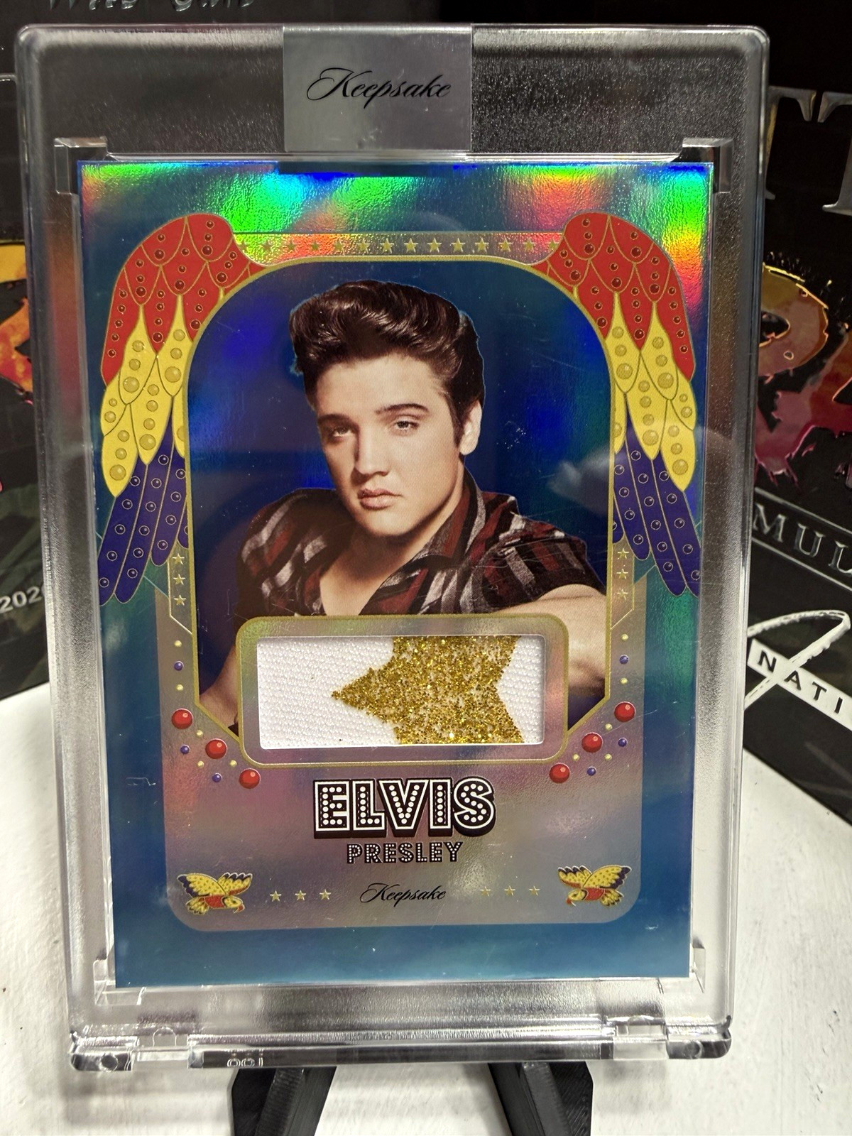 Super Products 2026 Keepsake Edition Elvis Presley Relic 032/100 Card #48